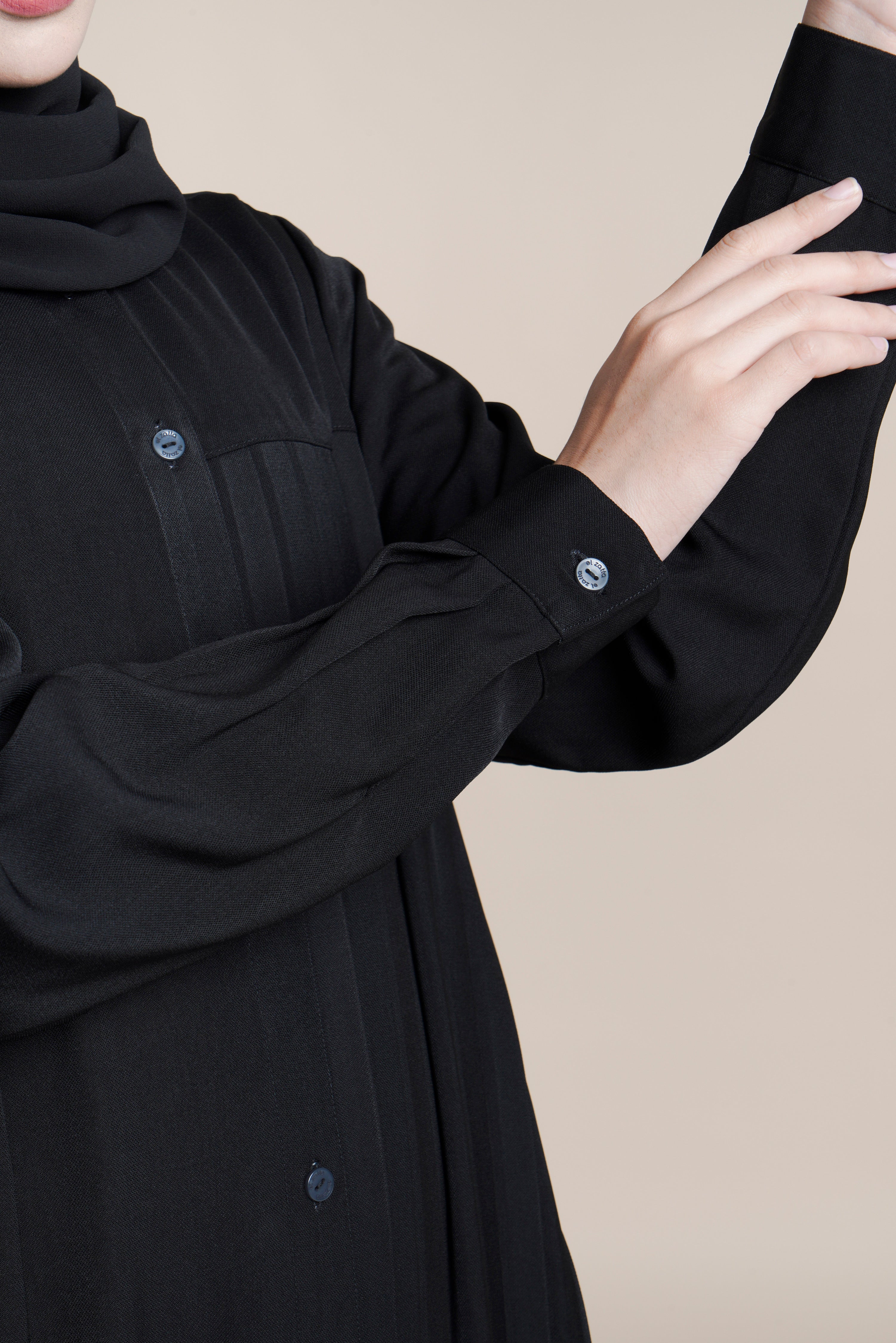 Gamis Kancing Pleats