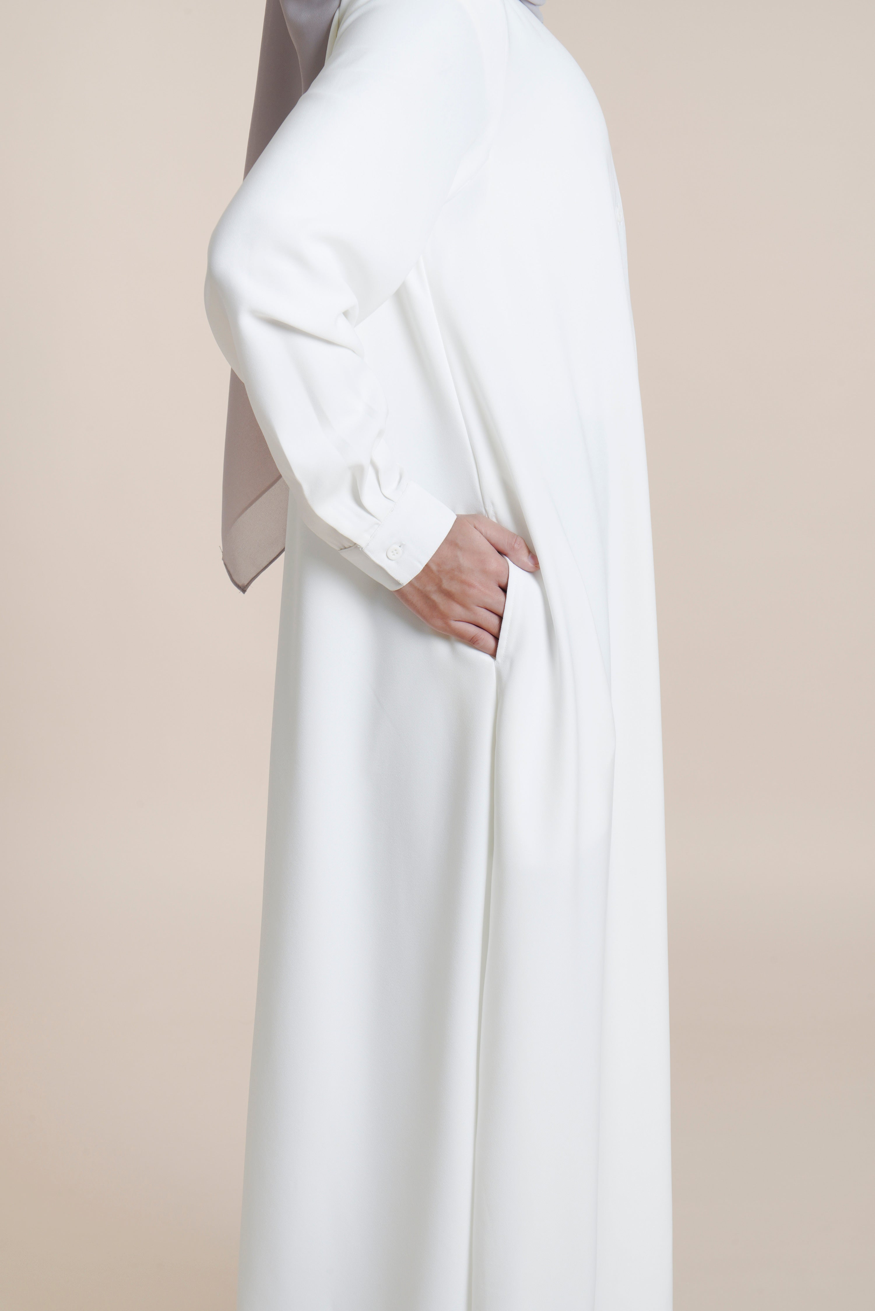 Gamis Kancing Pleats
