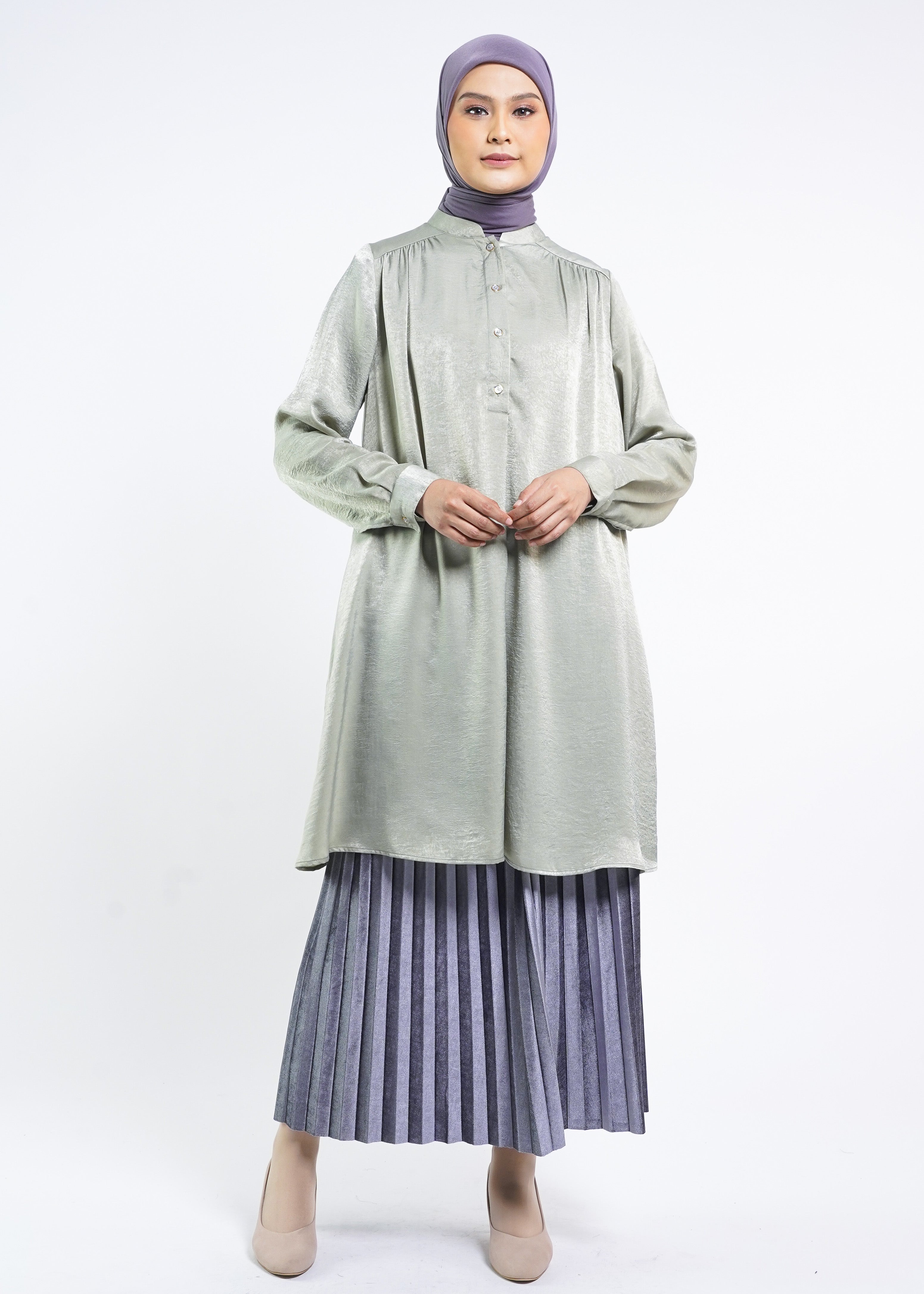 Long Tunik Shimmer Al - Khawarizmi