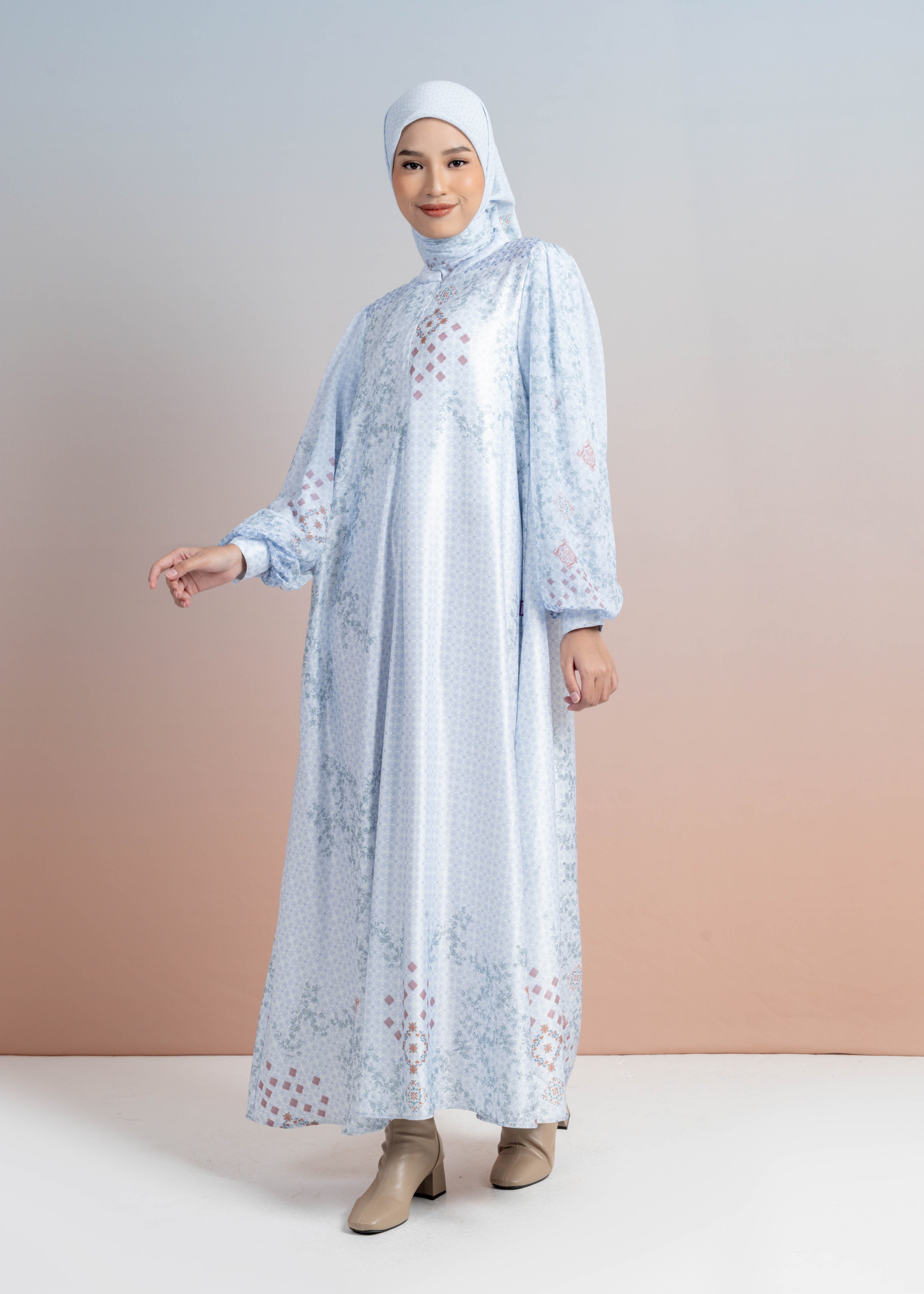 Gamis Chiffon Satin Marrakesh