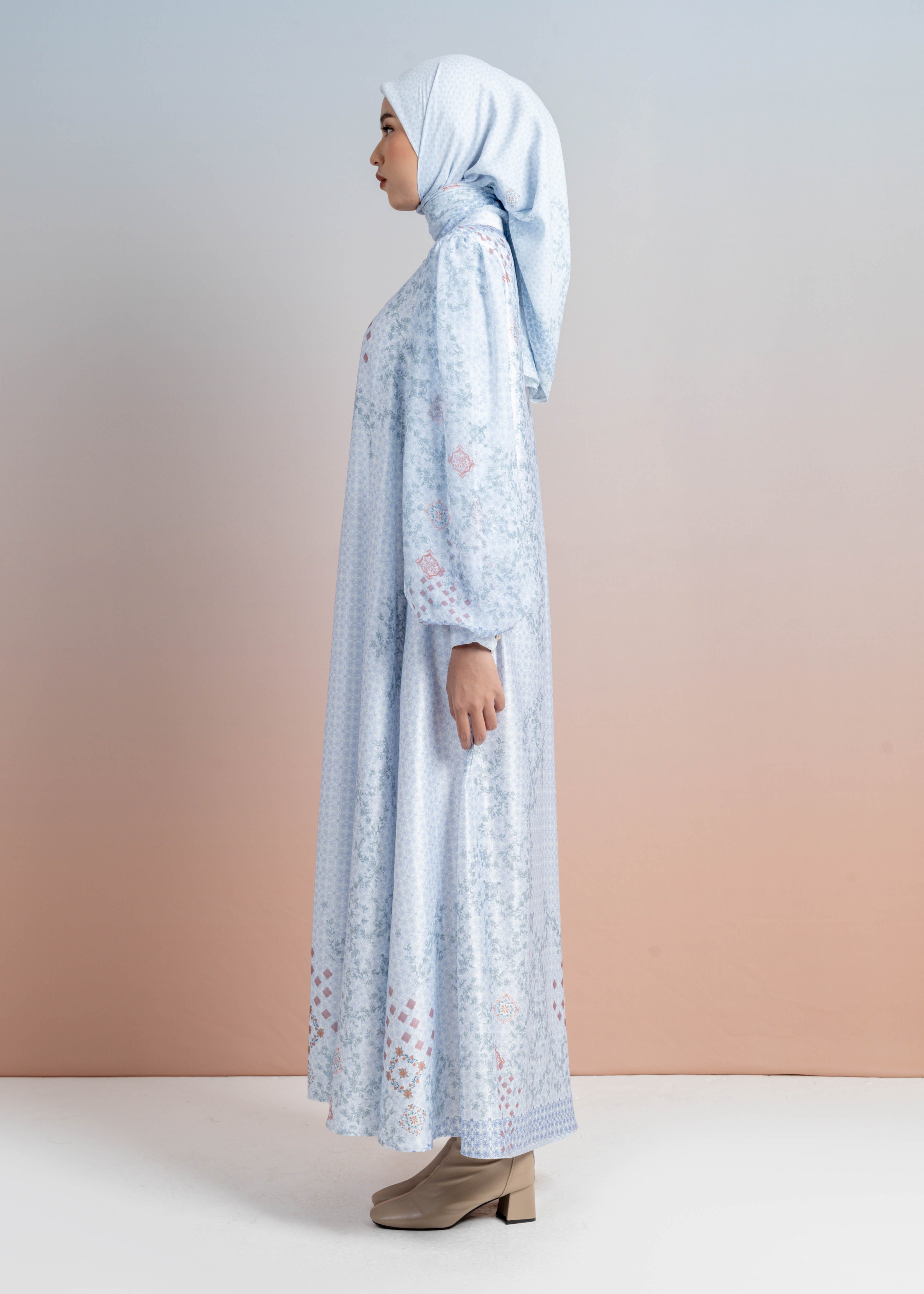 Gamis Chiffon Satin Marrakesh