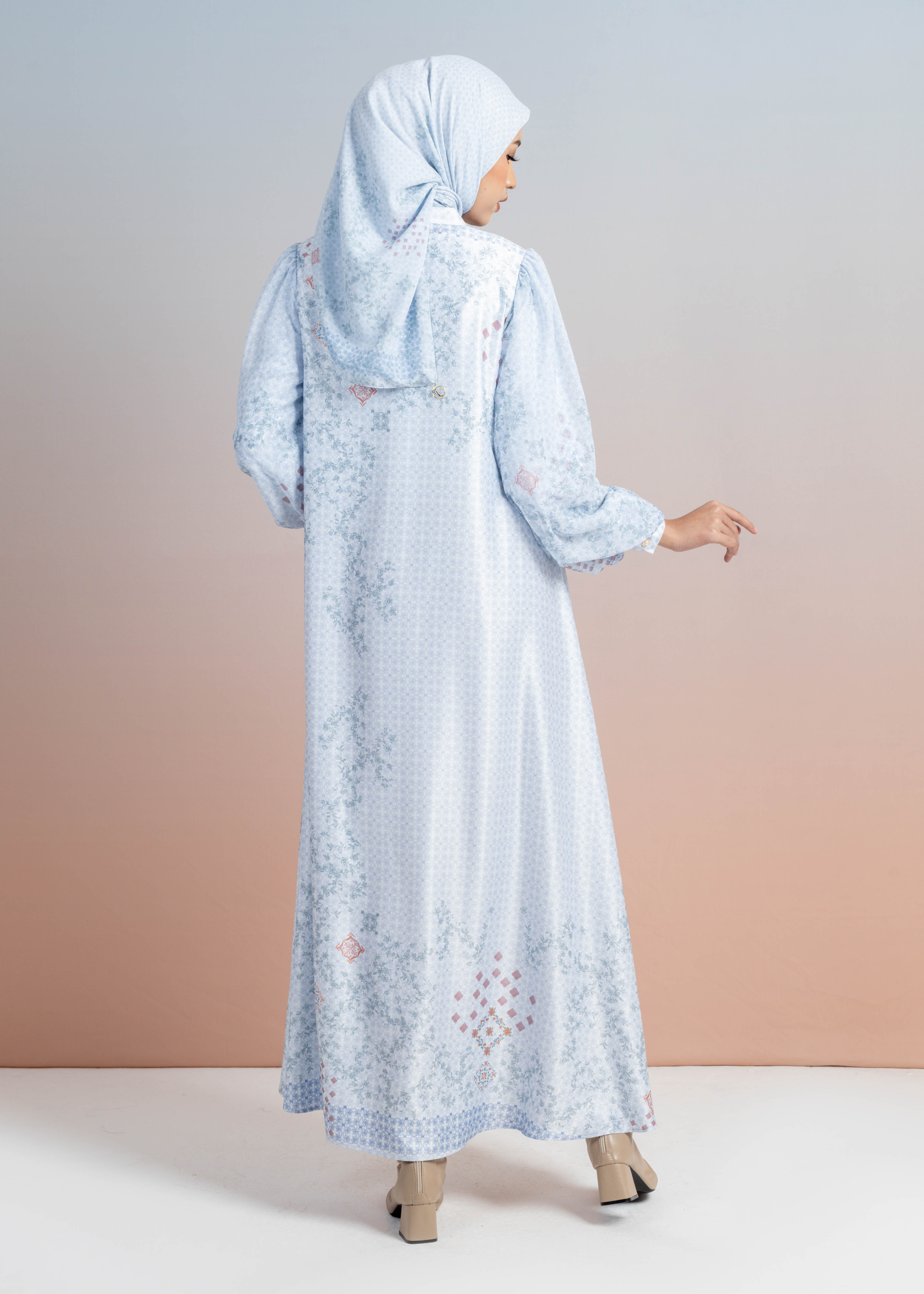 Gamis Chiffon Satin Marrakesh