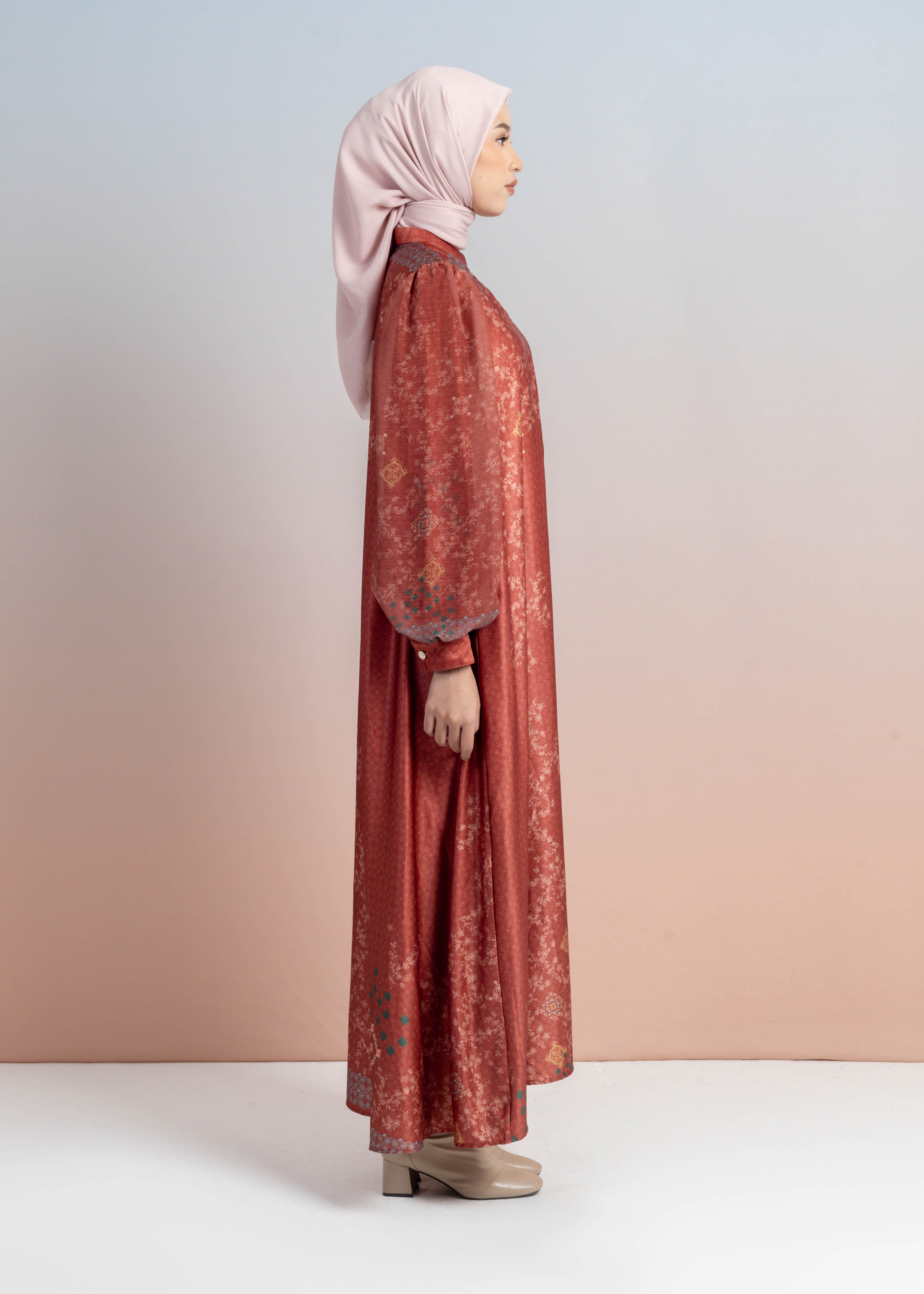 Gamis Chiffon Satin Marrakesh