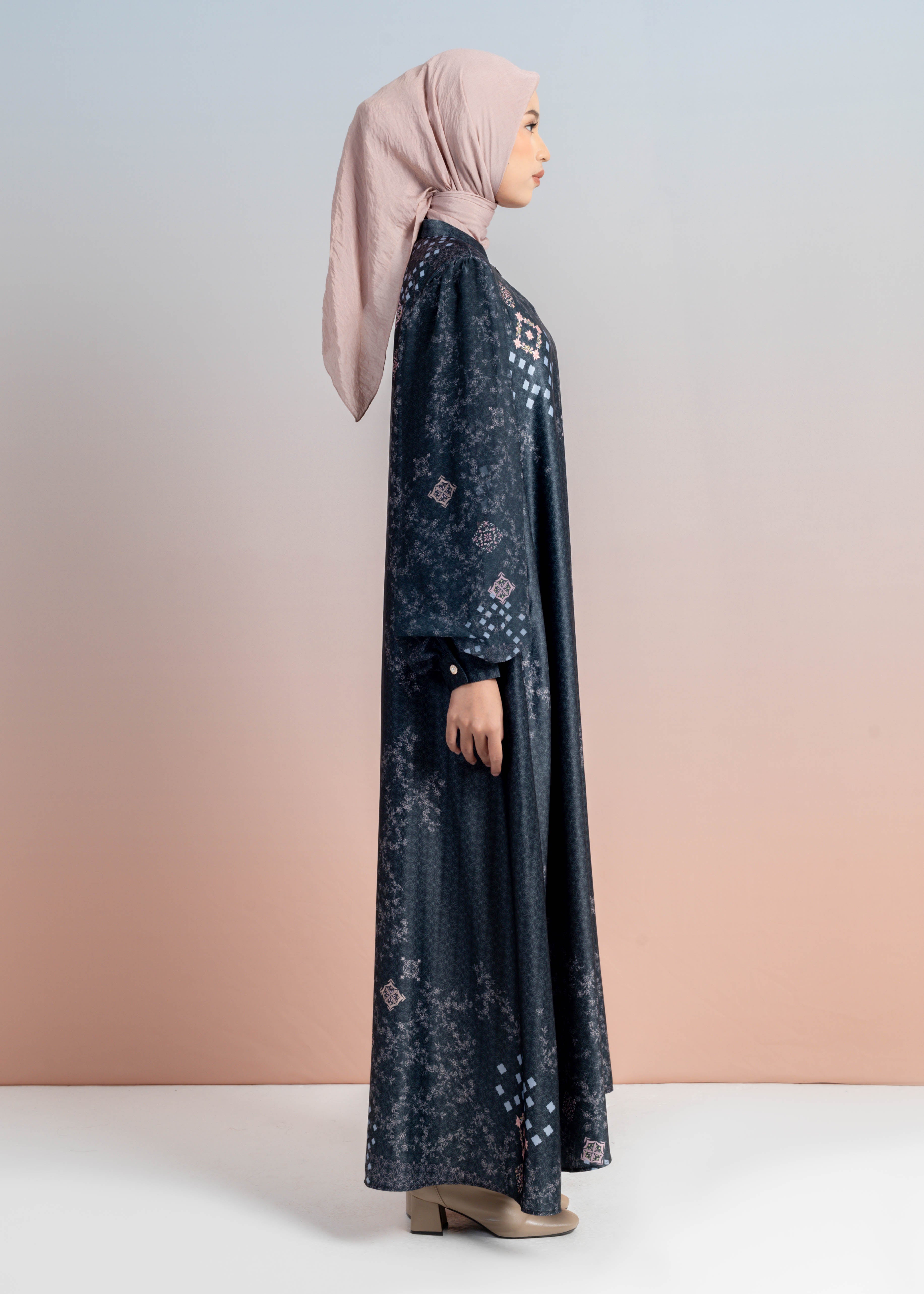 Gamis Chiffon Satin Marrakesh