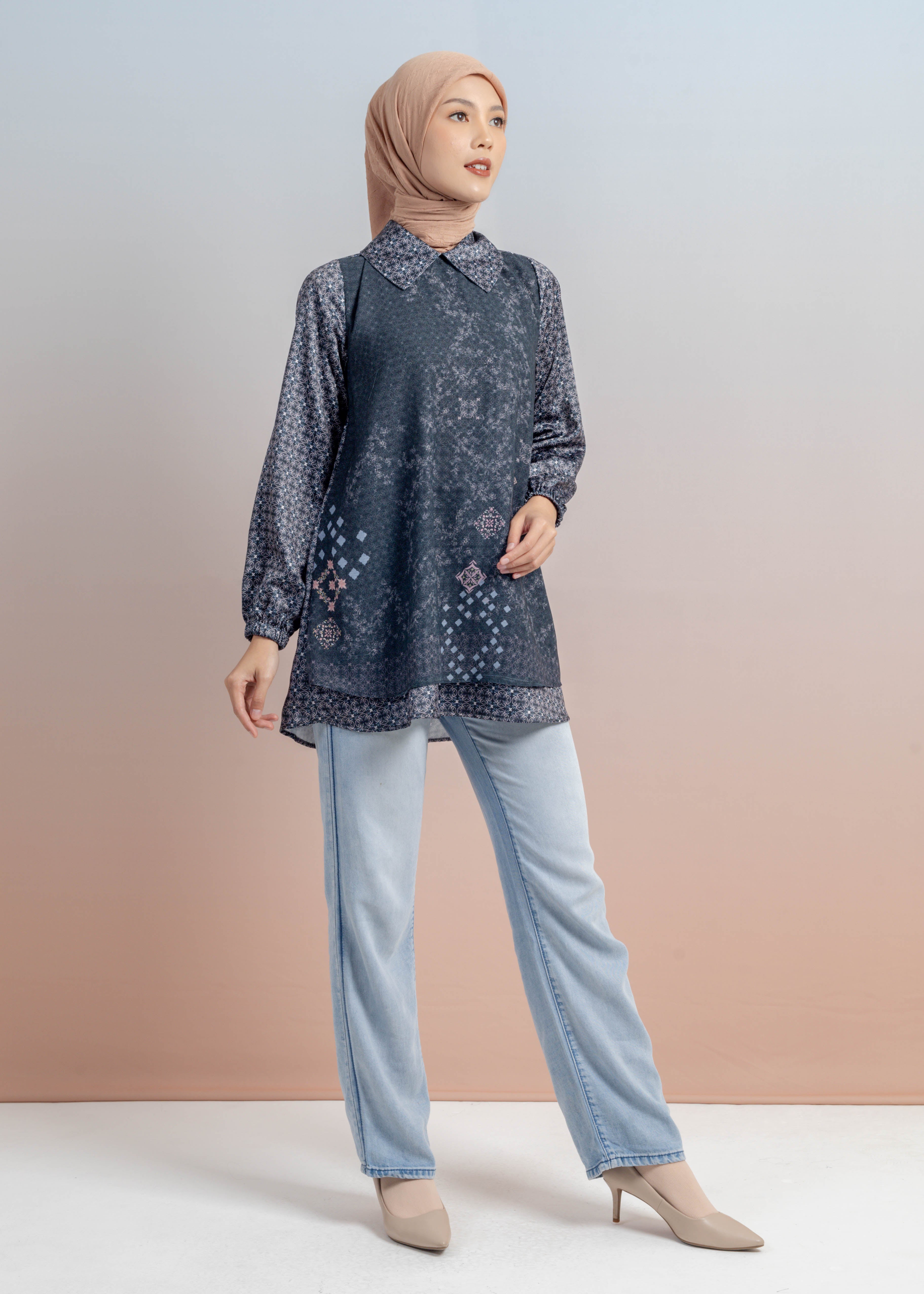 Tunik Satin Layer Marrakesh