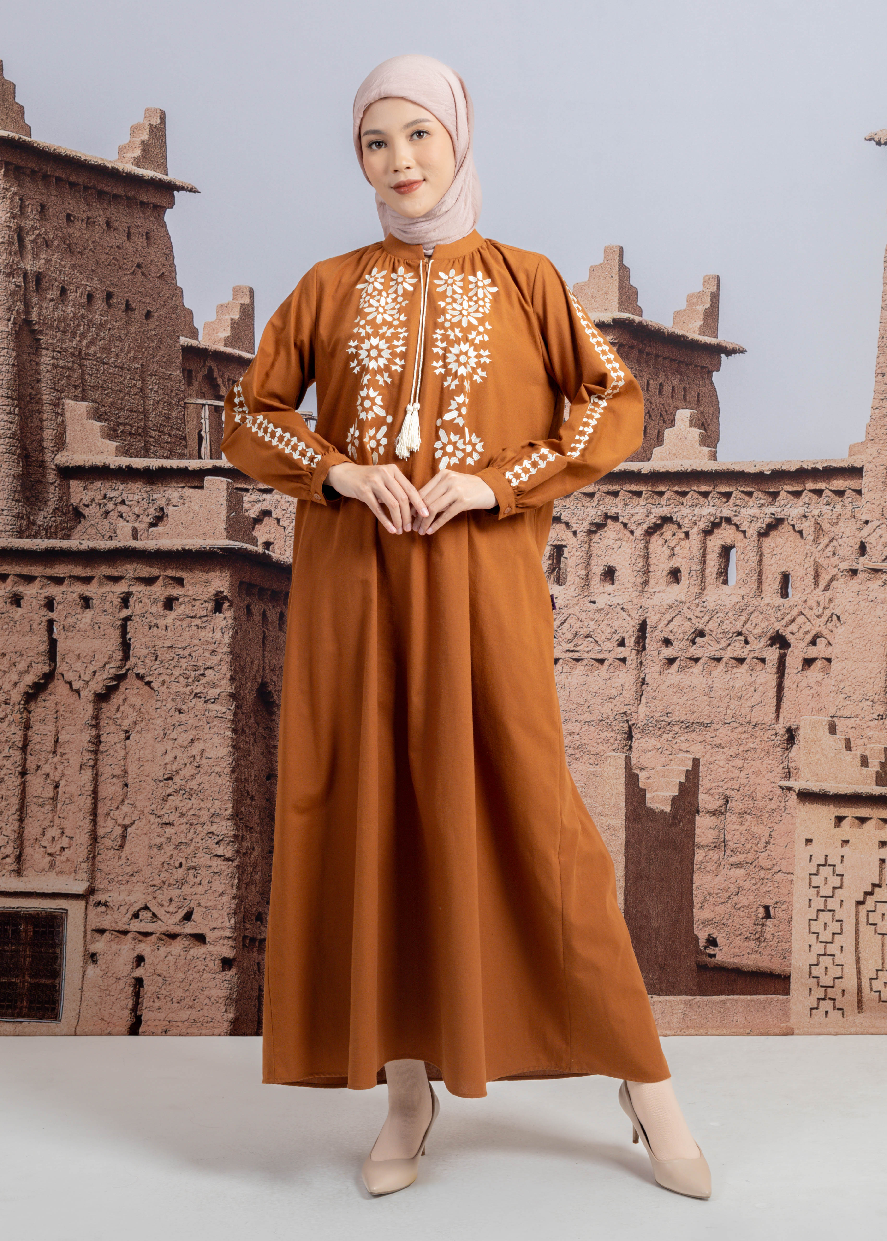 Gamis Bordir Marrakesh