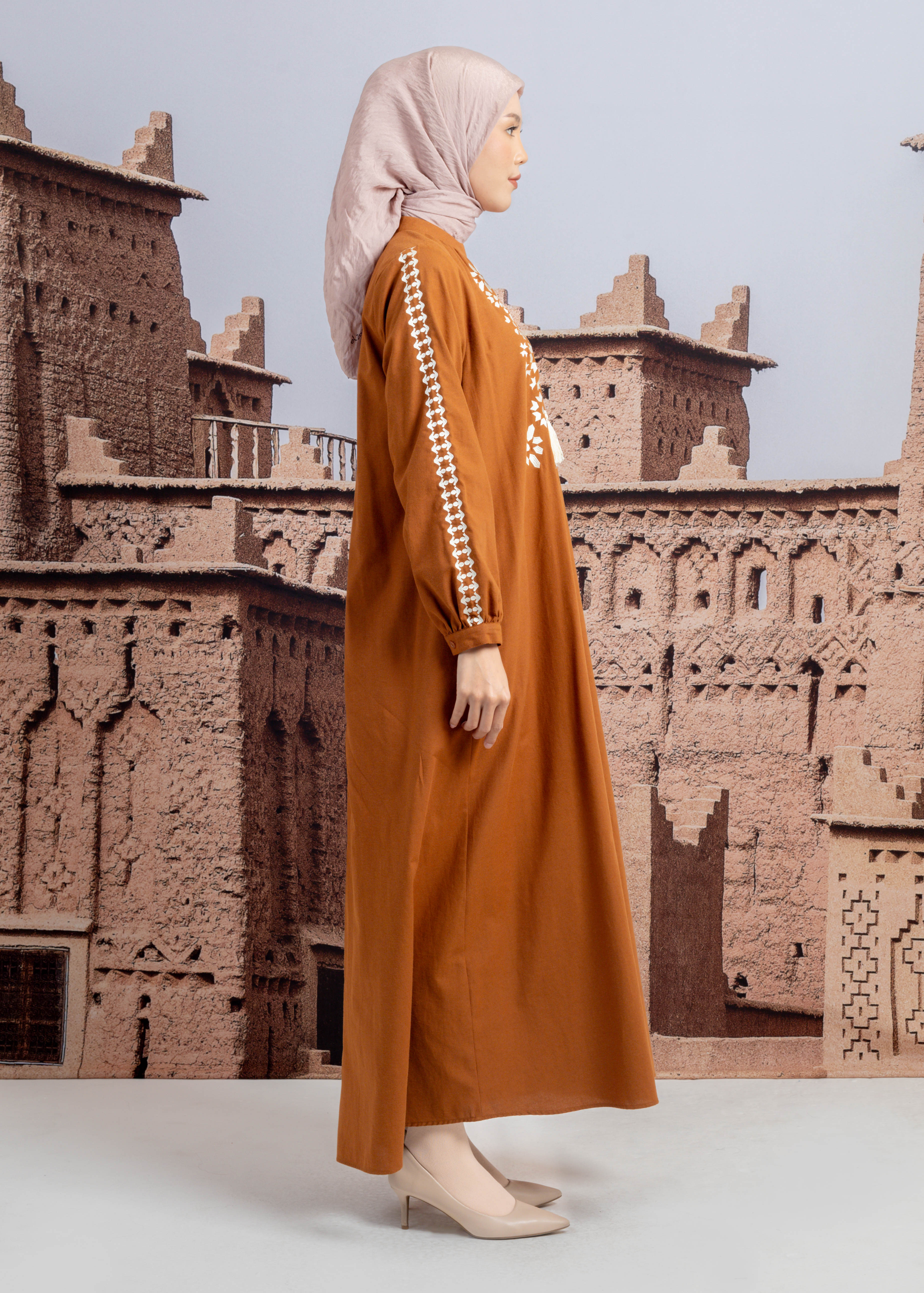 Gamis Bordir Marrakesh