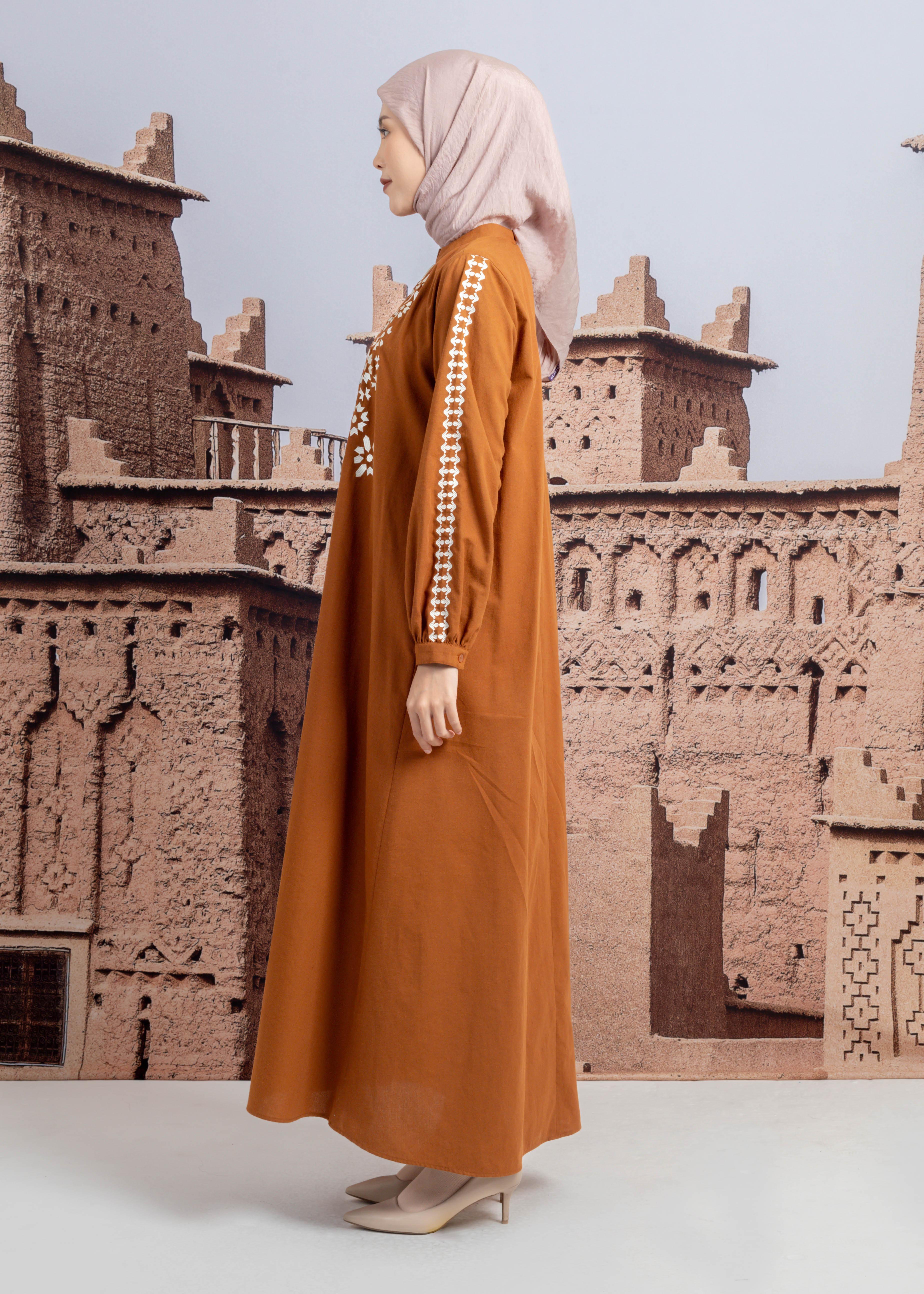 Gamis Bordir Marrakesh