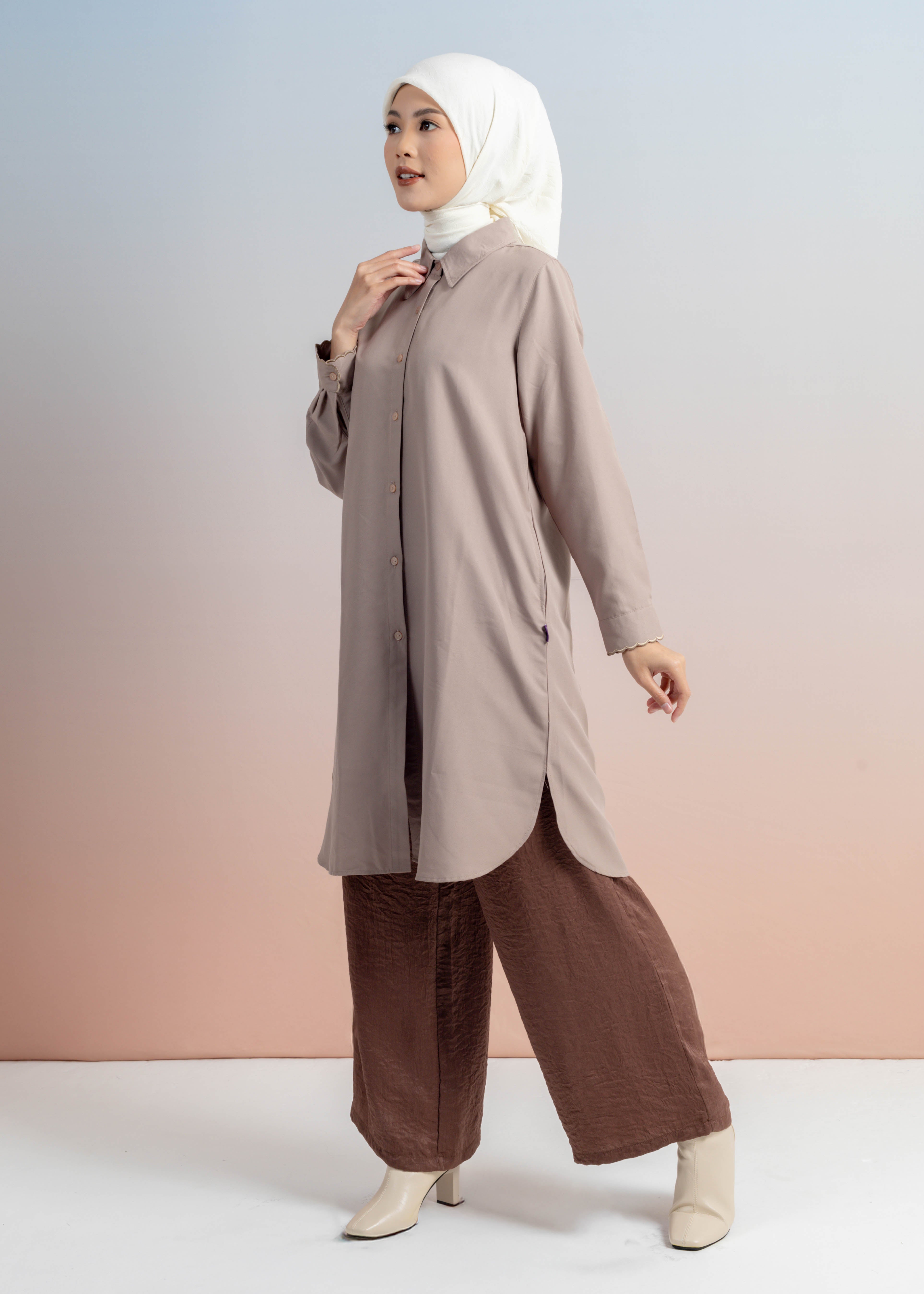 Long Tunik Katun Biku