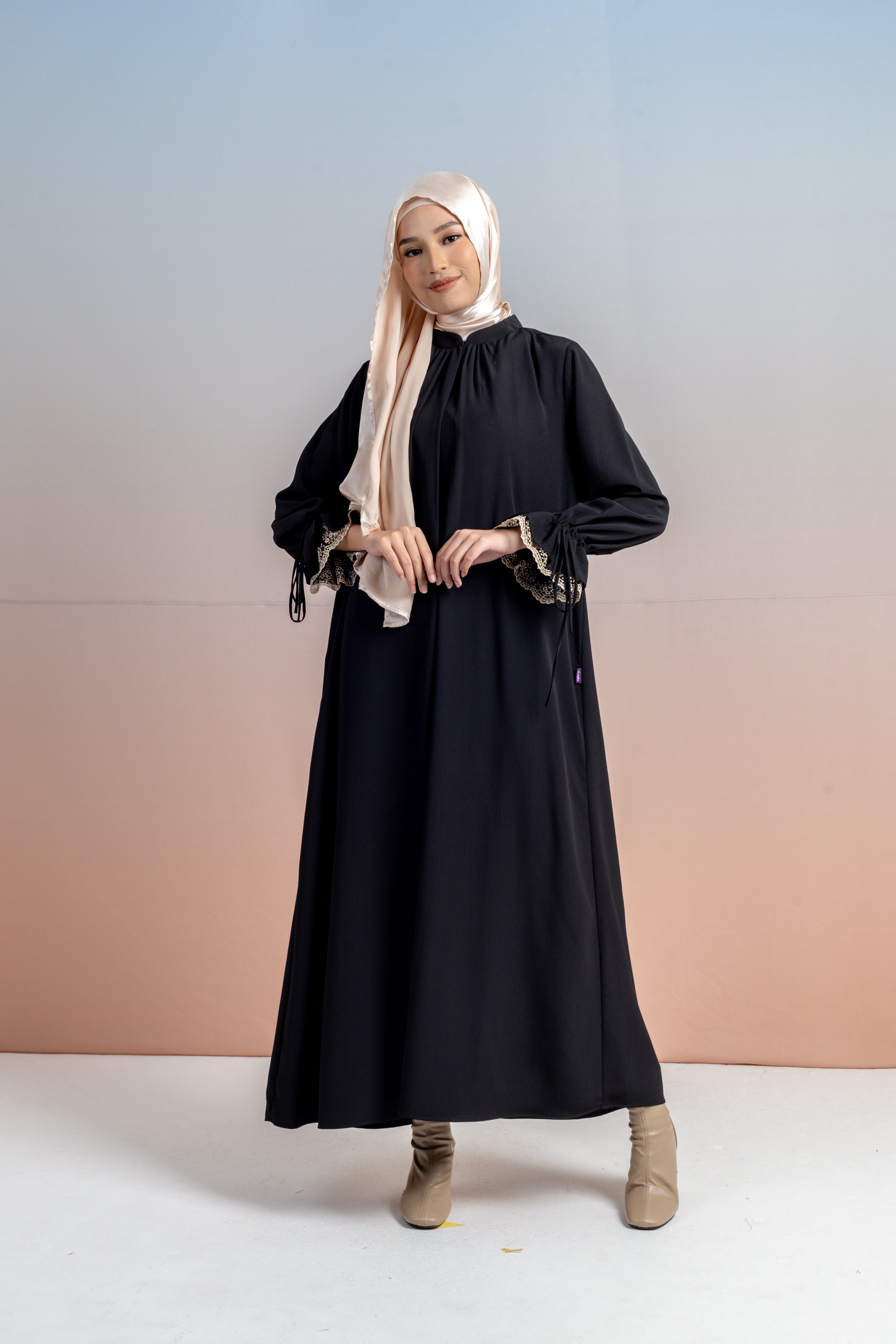 Gamis Mecca Tali Lace