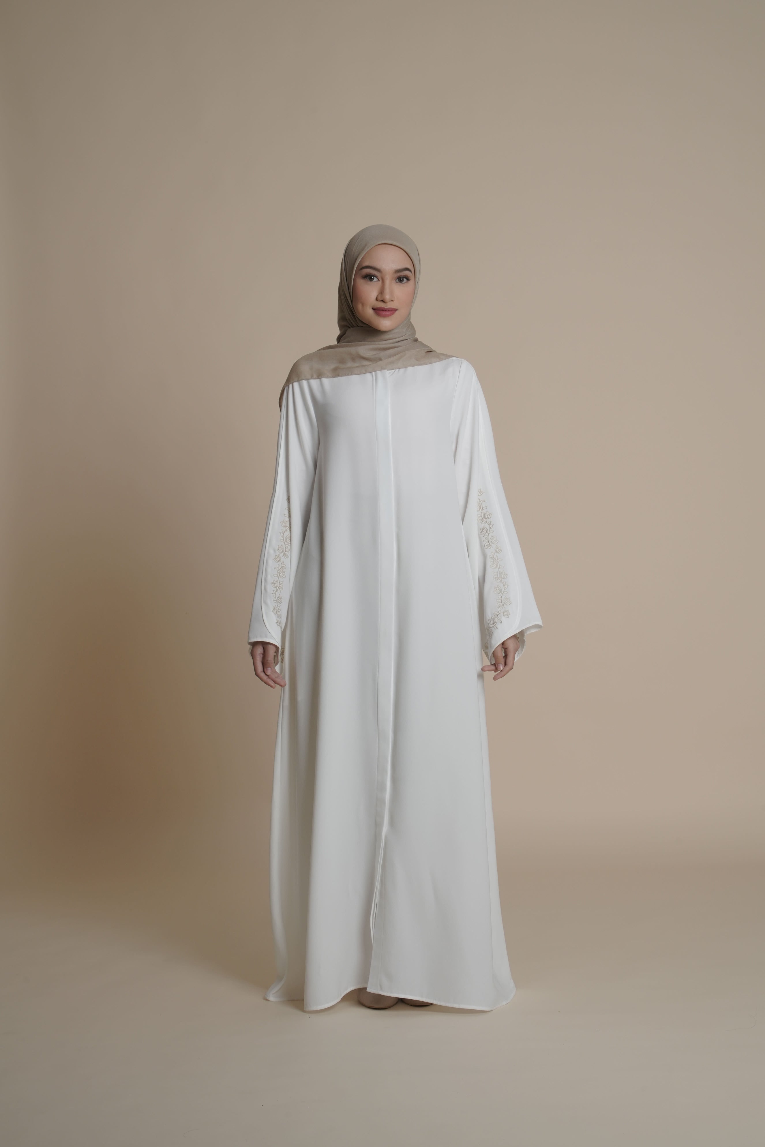 Gamis Plaket Bordir Hajar