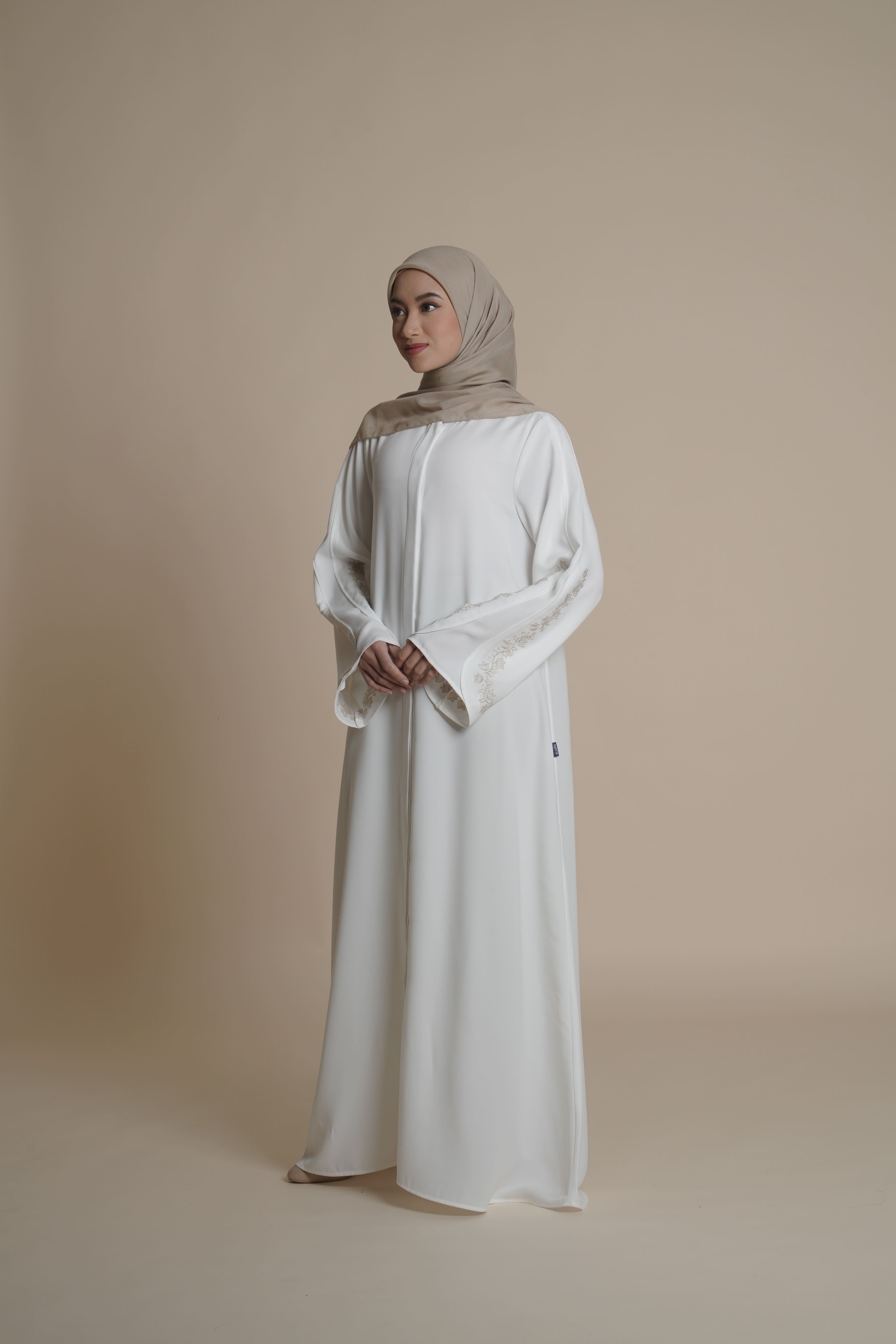 Gamis Plaket Bordir Hajar