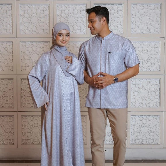 Ethnic Monogram Series - Grey