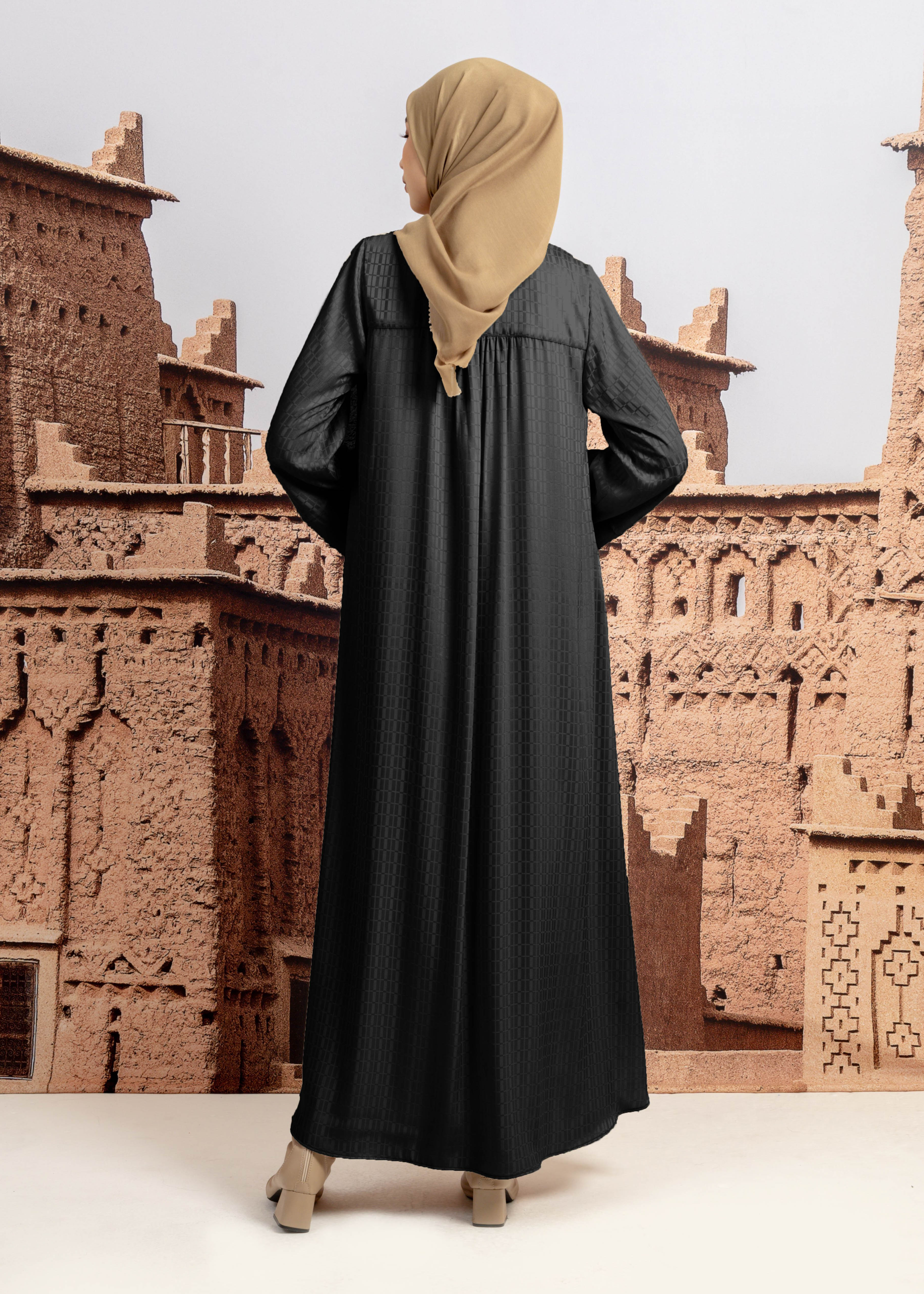 Gamis Abaya Silk Texture