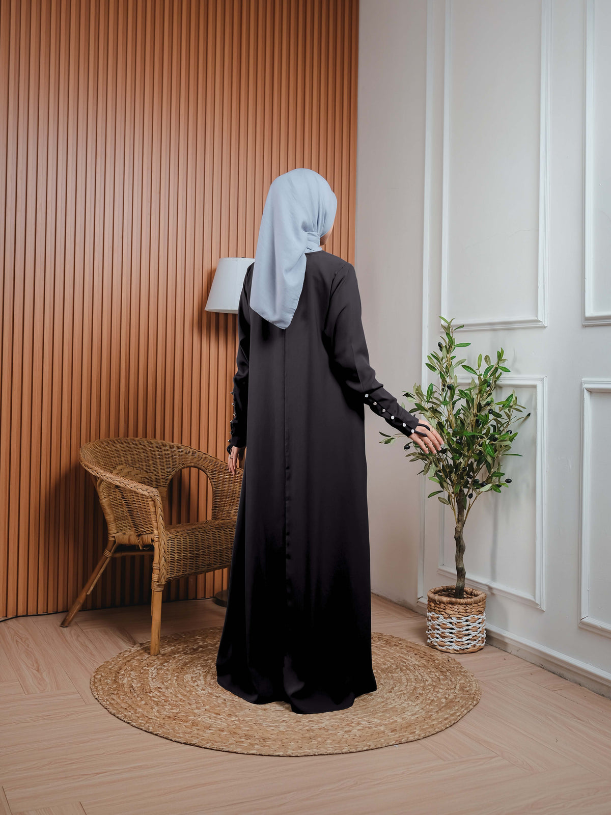 Elzatta Gamis Lengan Kancing A