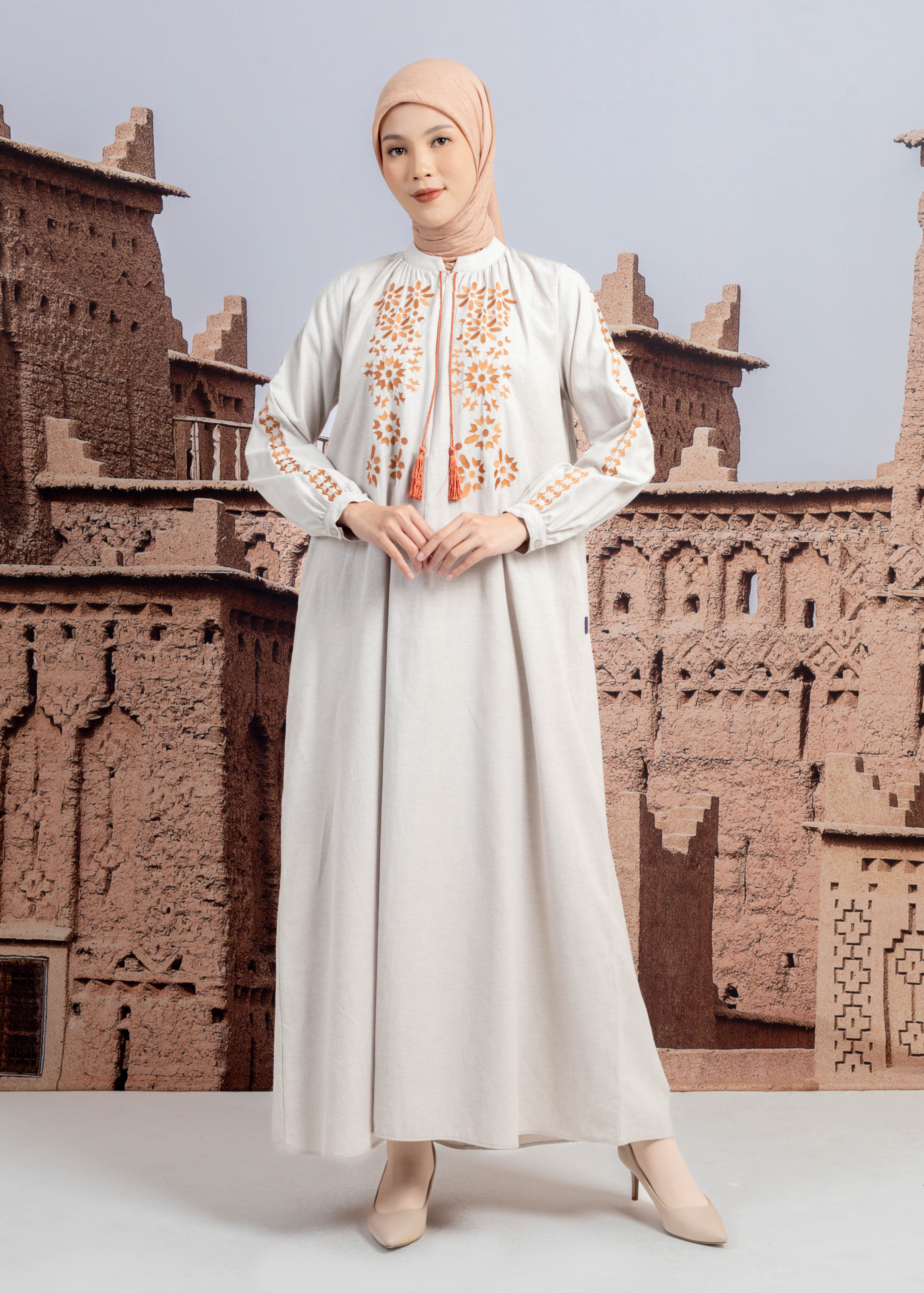 Gamis Bordir Marrakesh