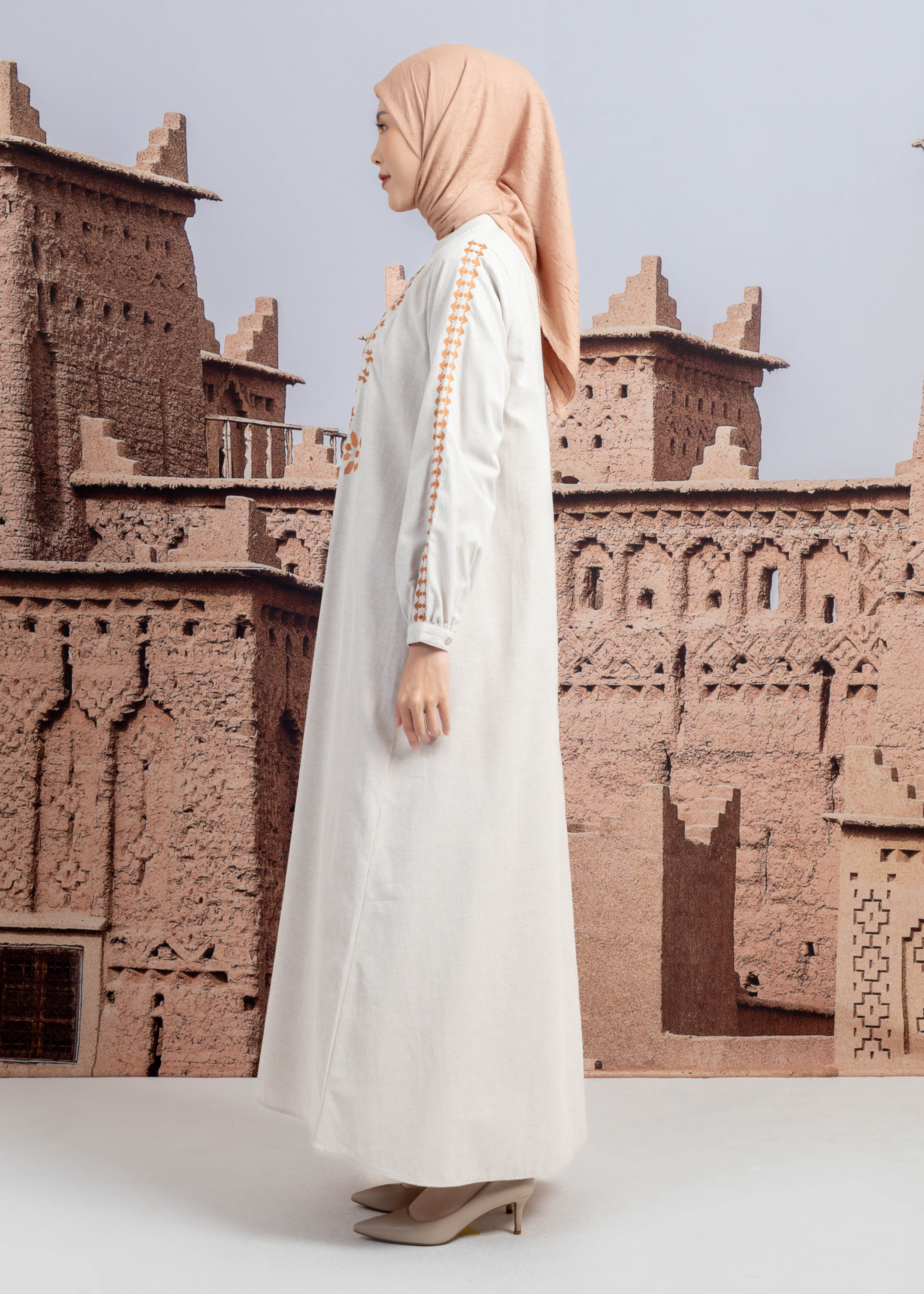 Gamis Bordir Marrakesh