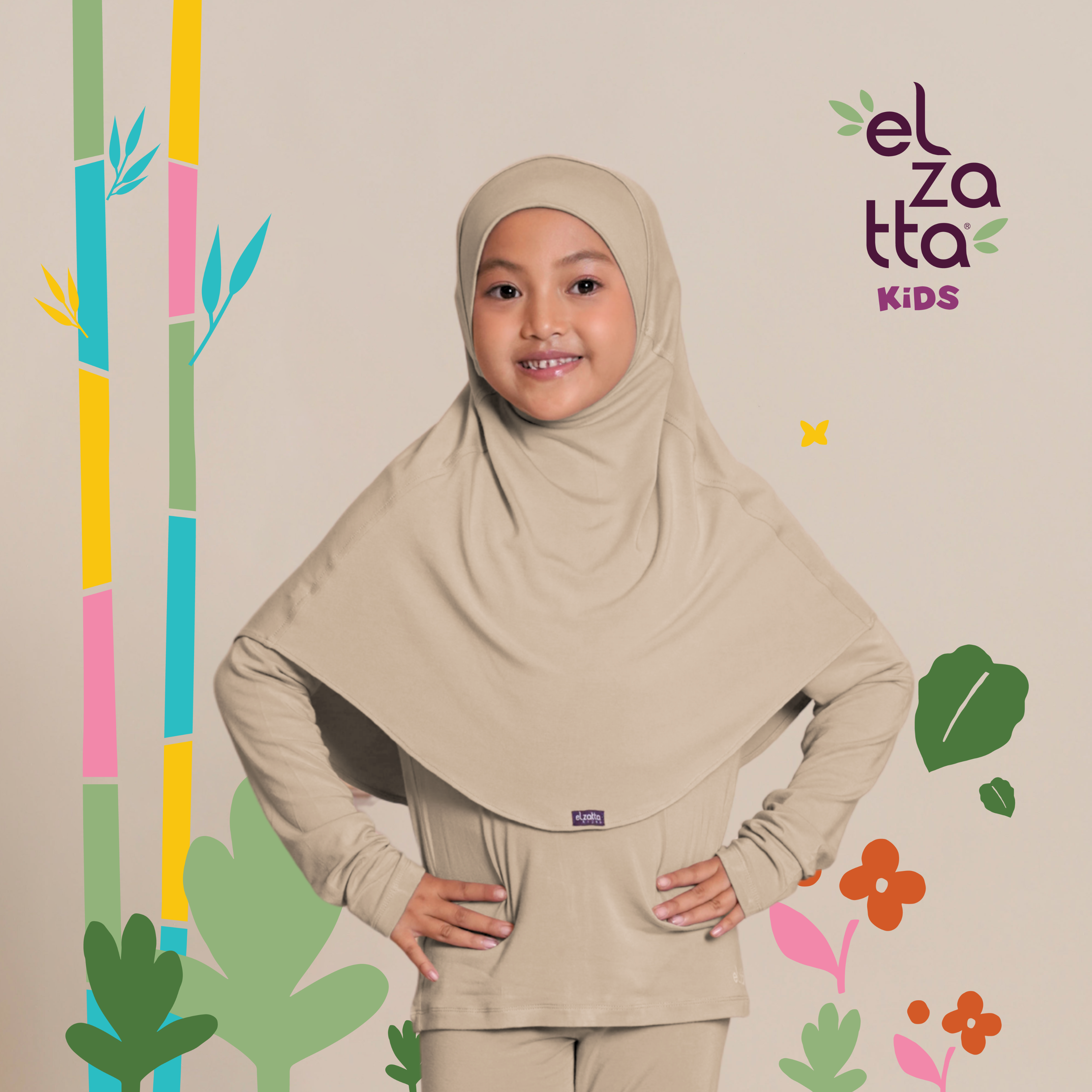 Bamboo Bergo Instan Anak