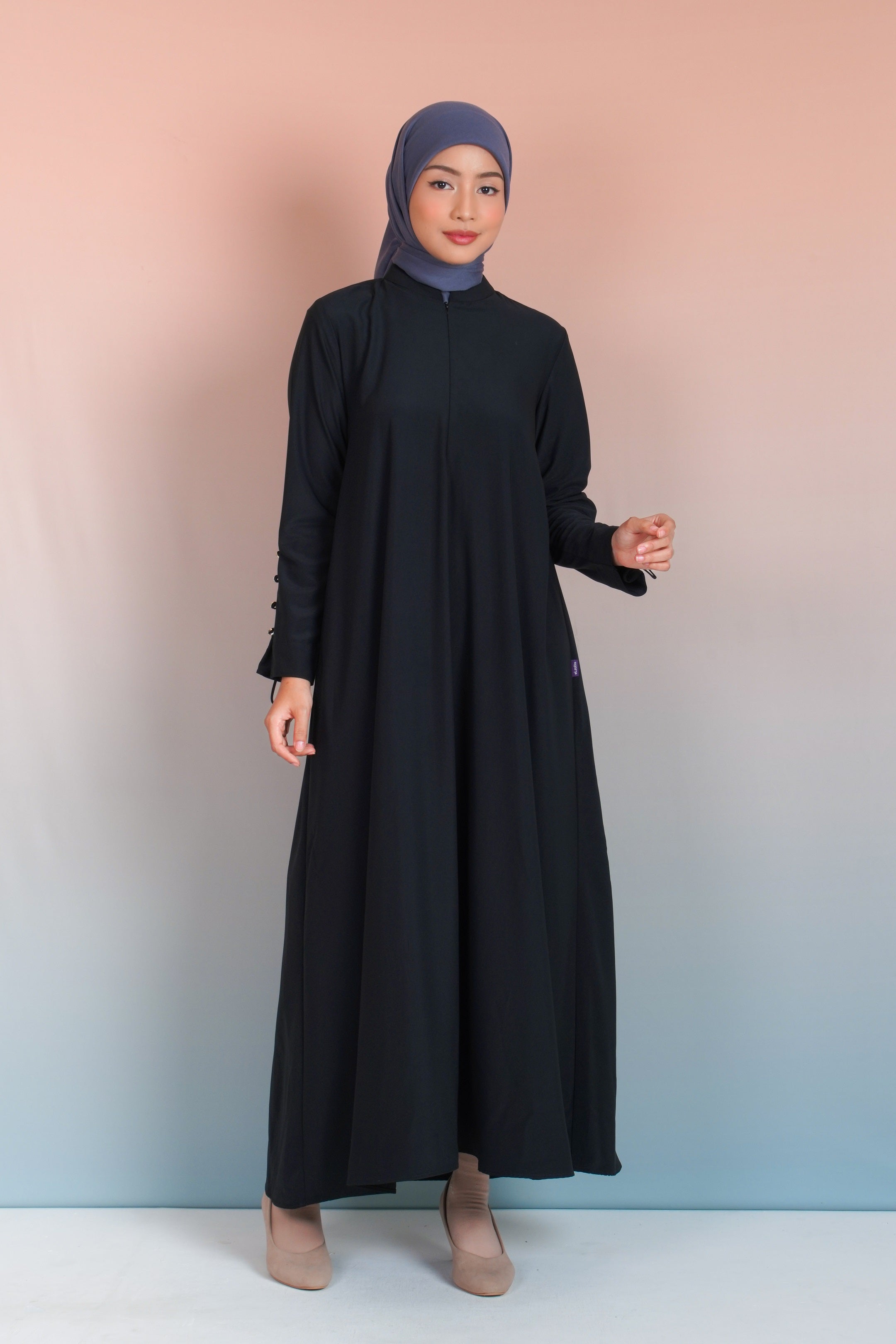 GAMIS MANSET KANCING CRINKLE