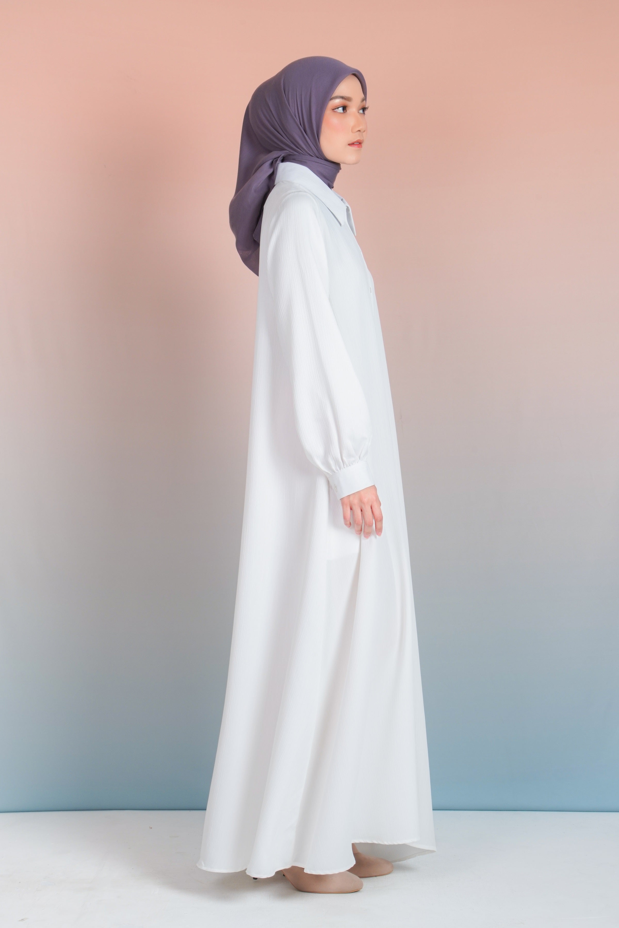 GAMIS PLAKET KANCING CRINKLE