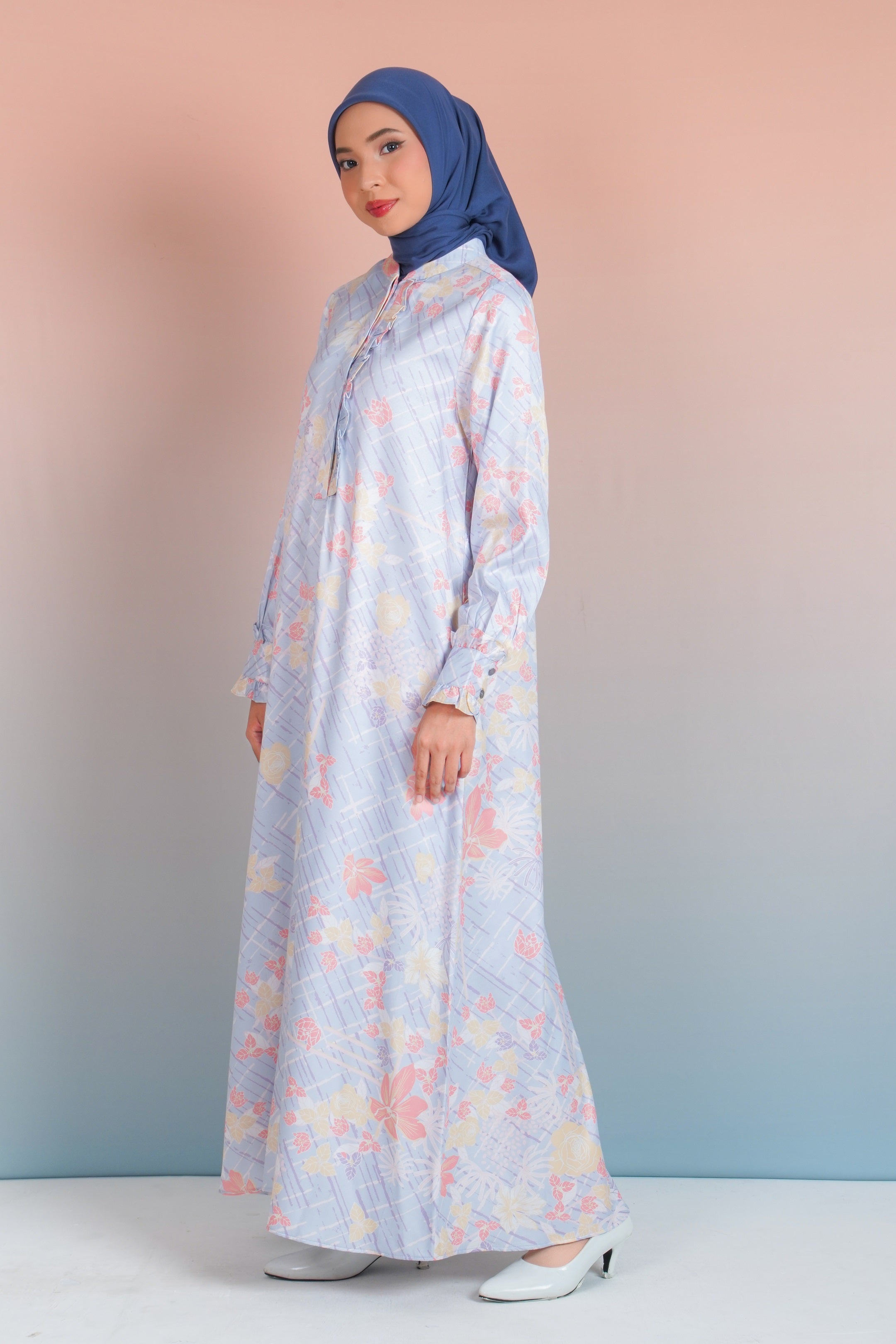 GAMIS RUFFLES SAFFRON GEO