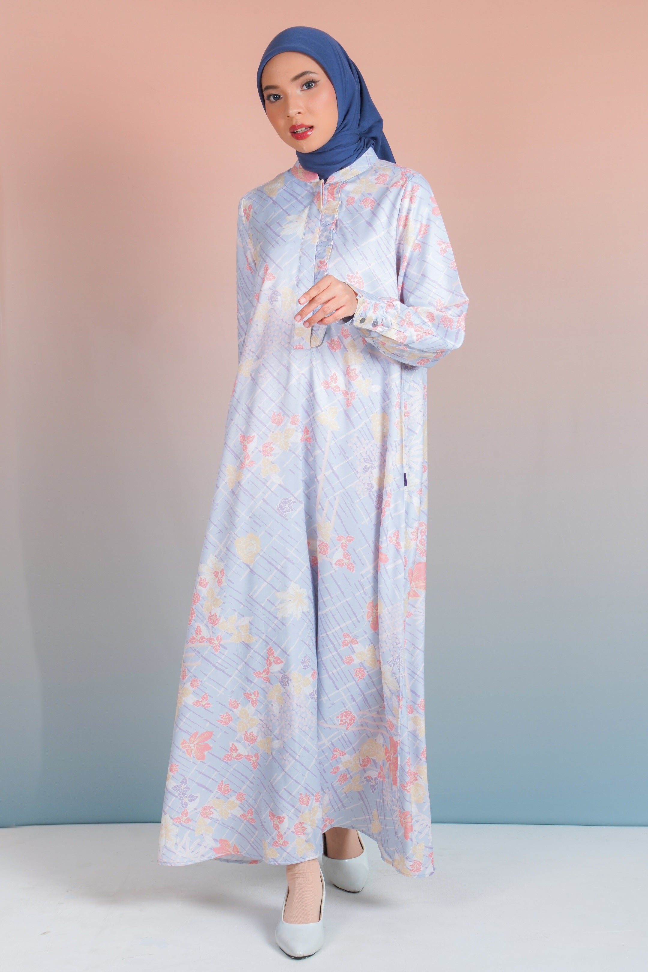 GAMIS RUFFLES SAFFRON GEO