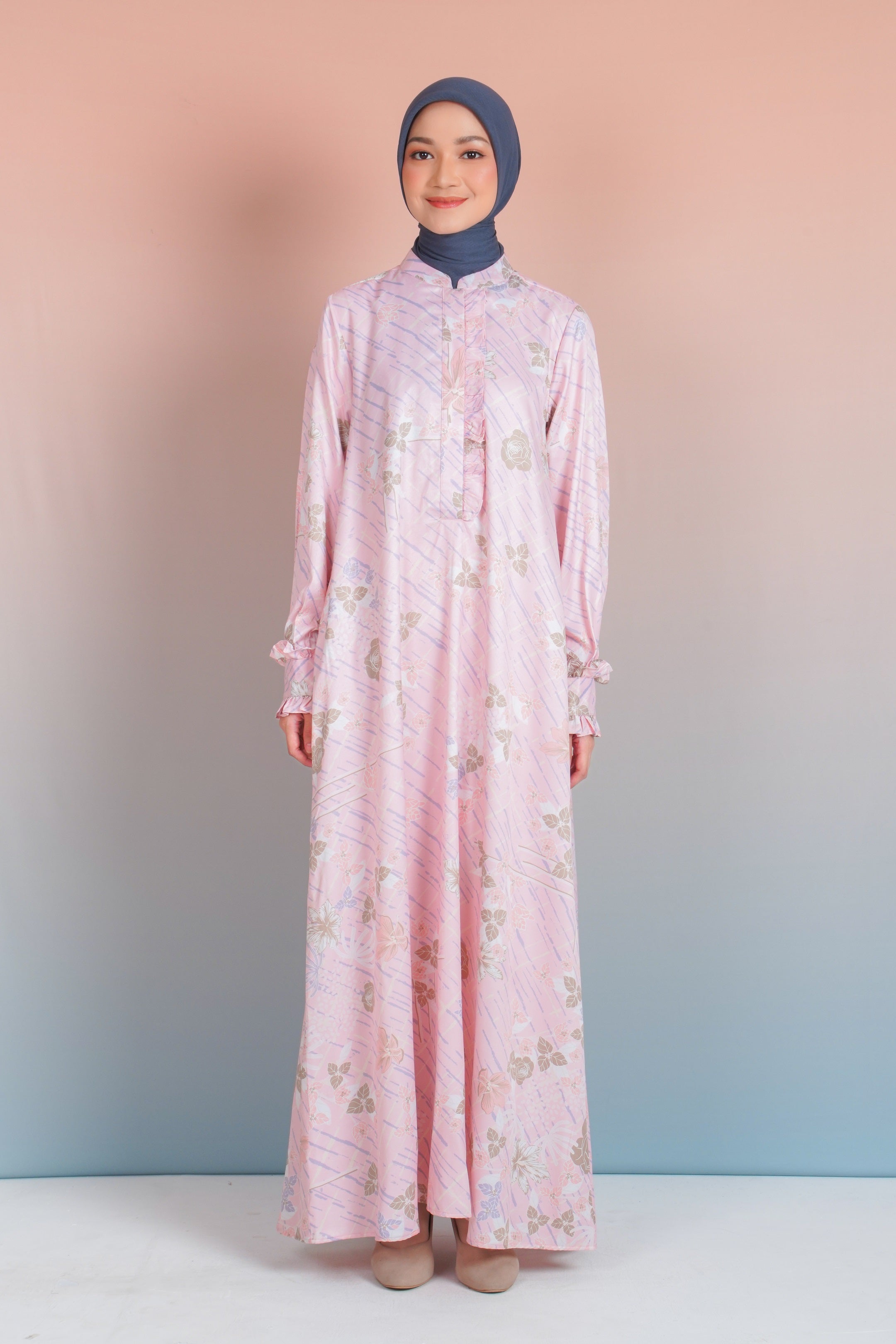 GAMIS RUFFLES SAFFRON GEO