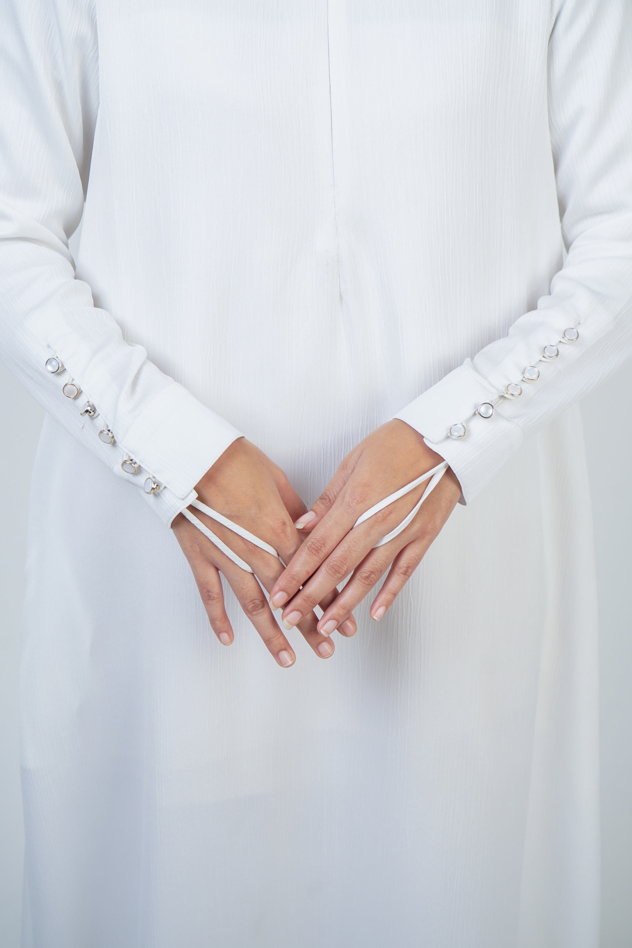 GAMIS MANSET KANCING CRINKLE
