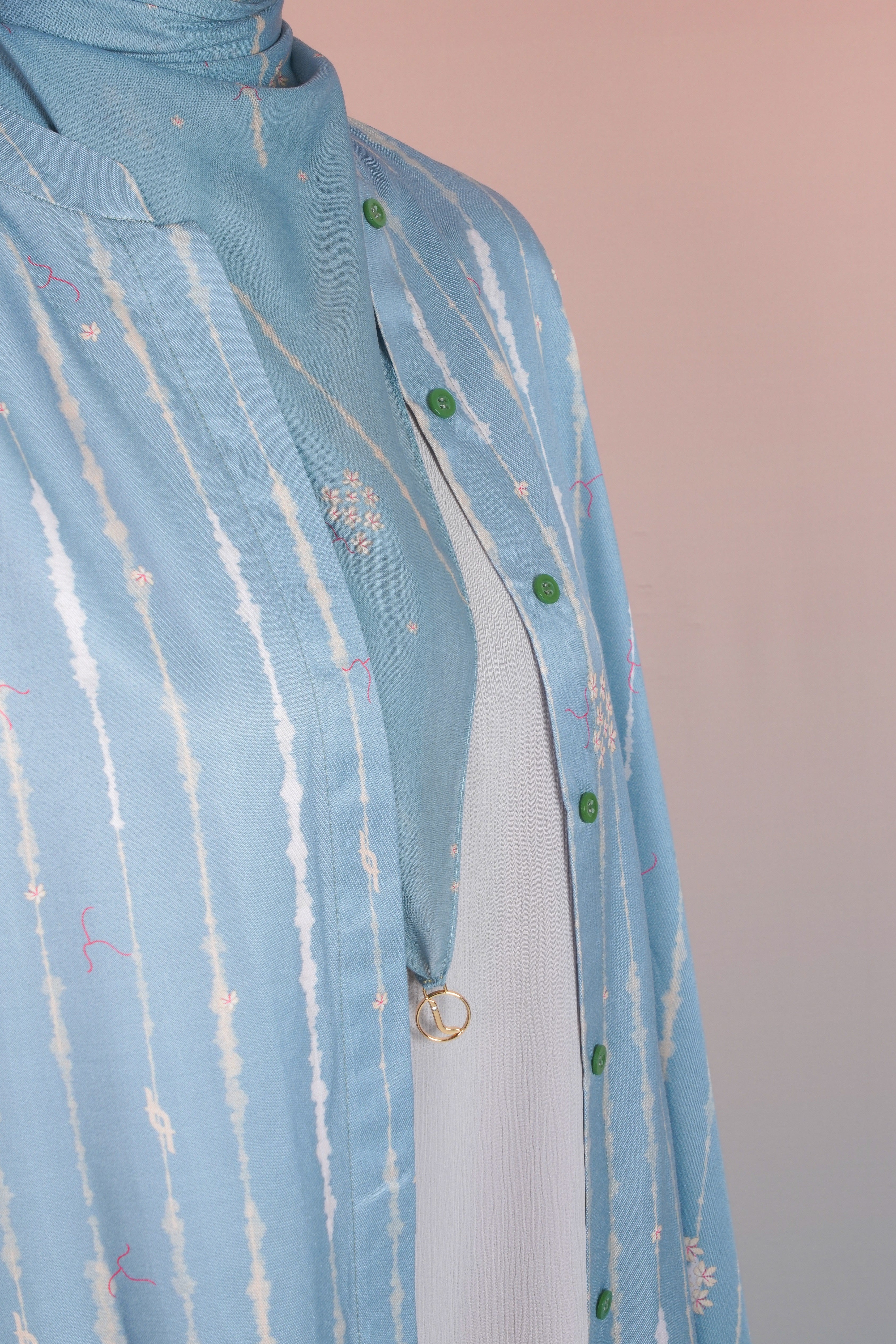 LONG TUNIK SAFFRON SPLATTER