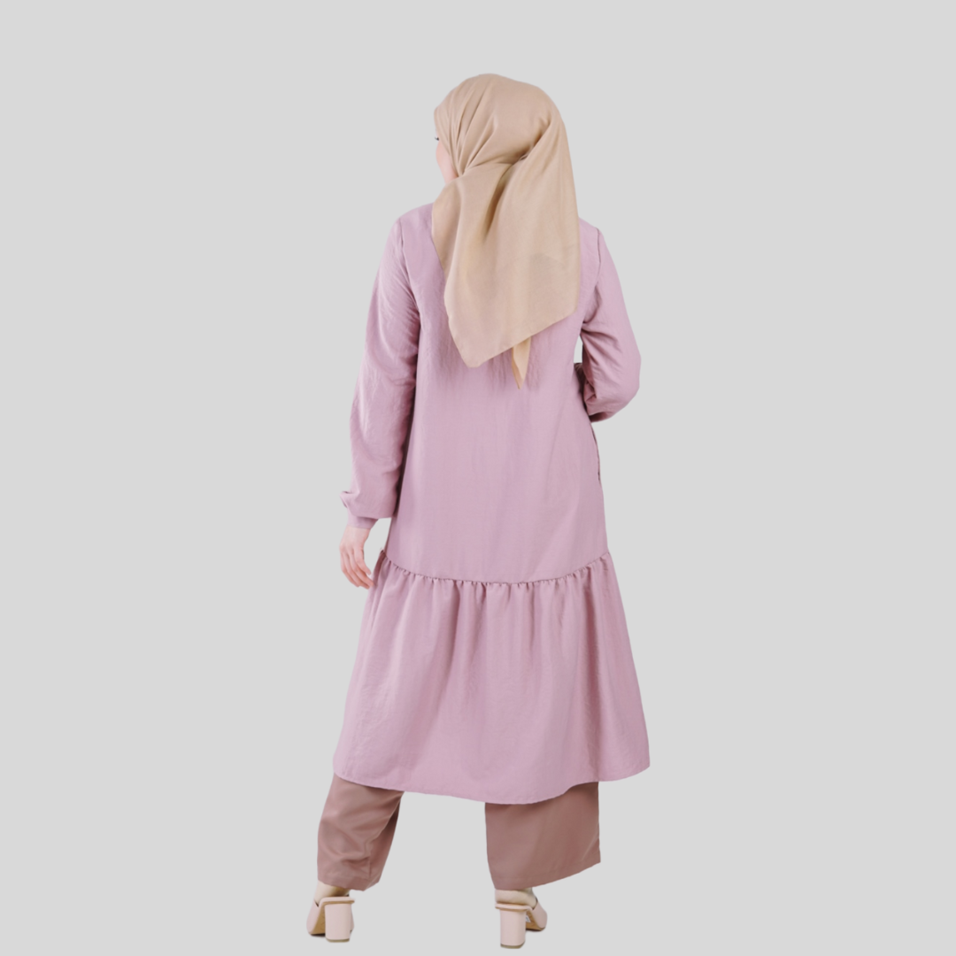 Elzatta Middy Dress Airflow Essential Part 2 - Pink
