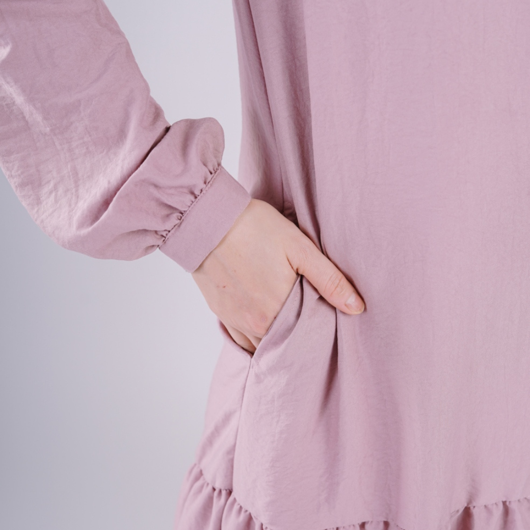 Elzatta Middy Dress Airflow Essential Part 2 - Pink