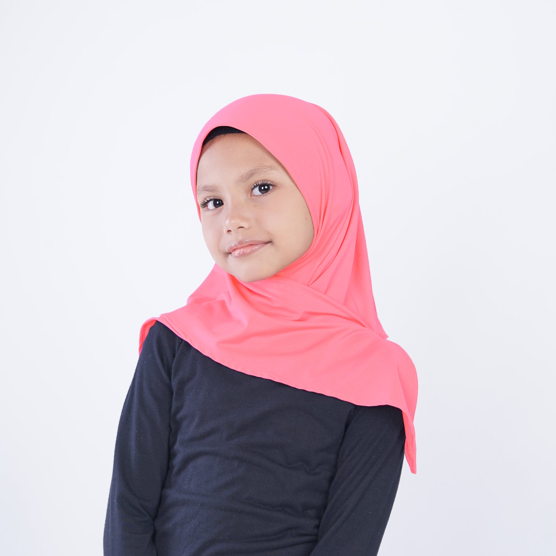 Elzatta Jilbab Anak Zaria M Kids Azkiya - Dusty Pink