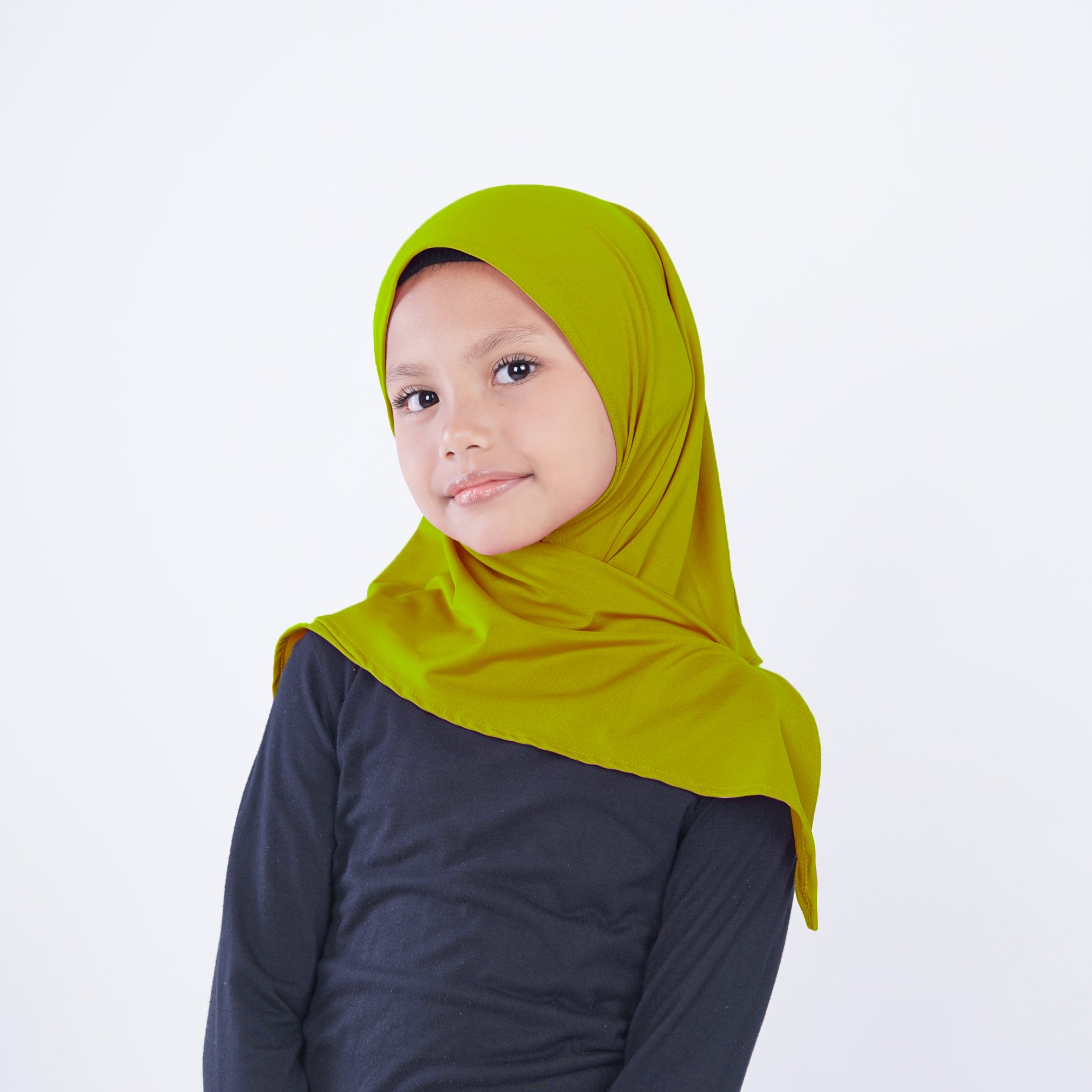 Elzatta Jilbab Anak Zaria M Kids Azkiya - Lime