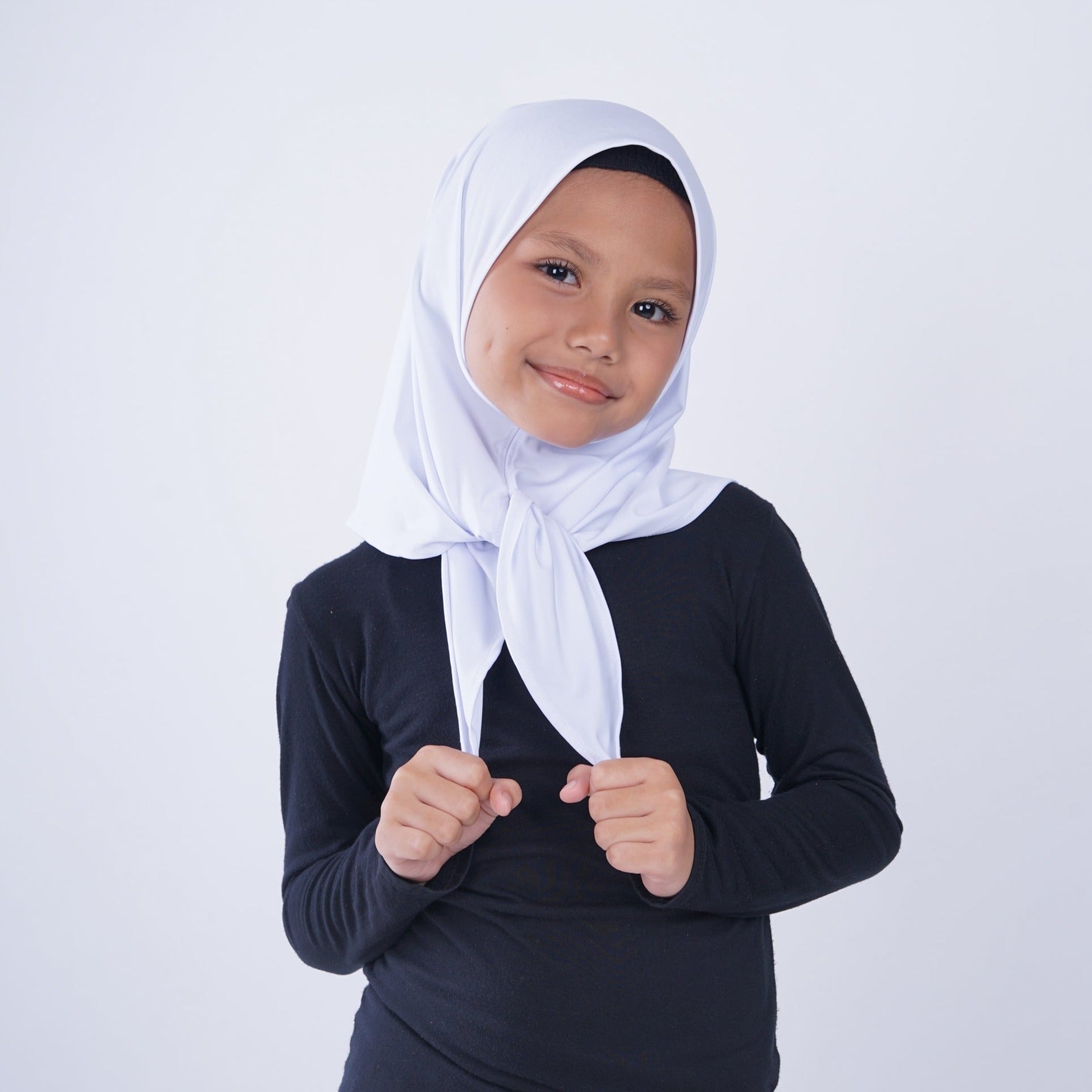 Elzatta Jilbab Anak Zaria S Kids Azkiya - Putih