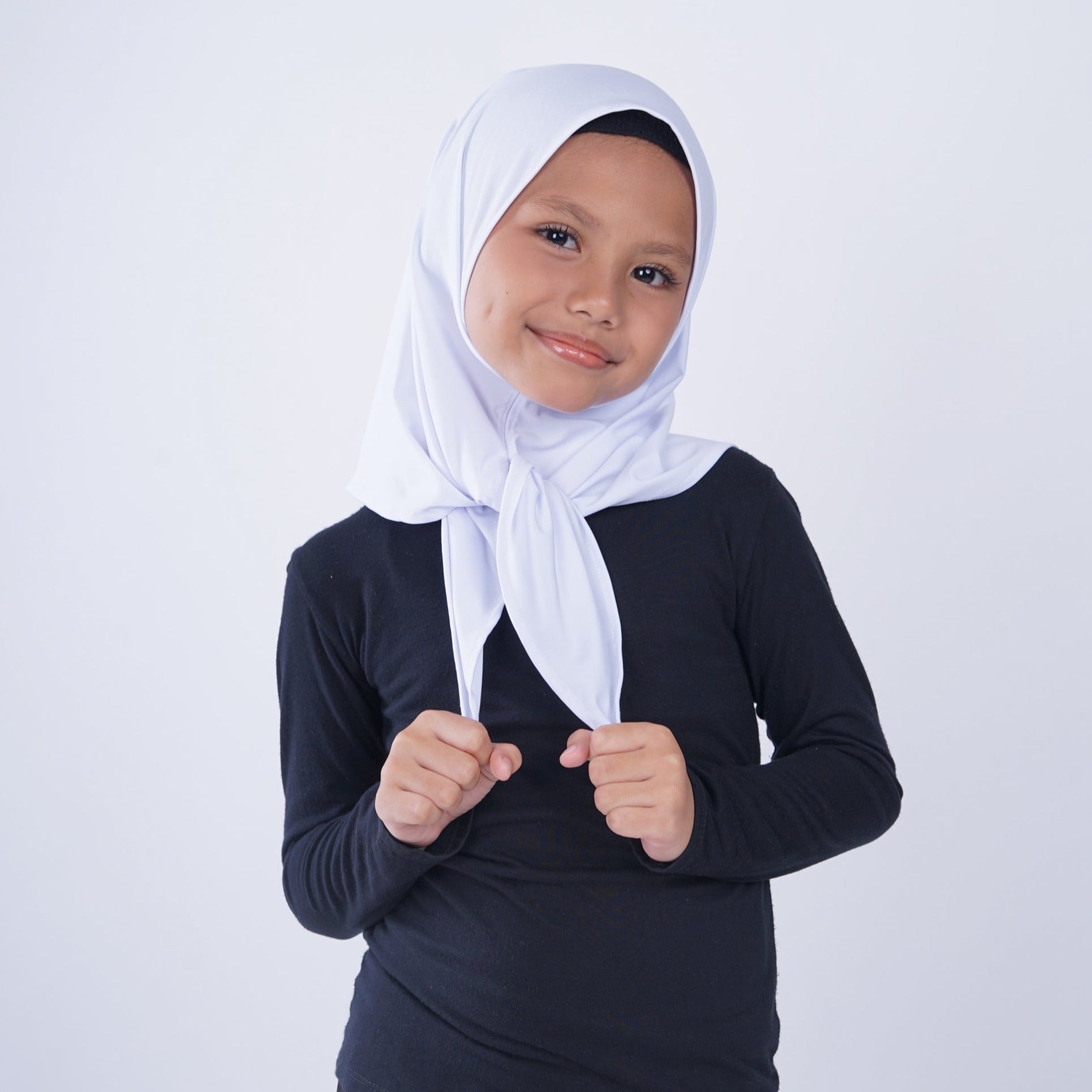 Elzatta Jilbab Anak Zaria M Kids Azkiya - Putih