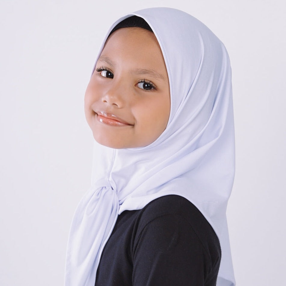 Elzatta Jilbab Anak Zaria M Kids Azkiya - Putih