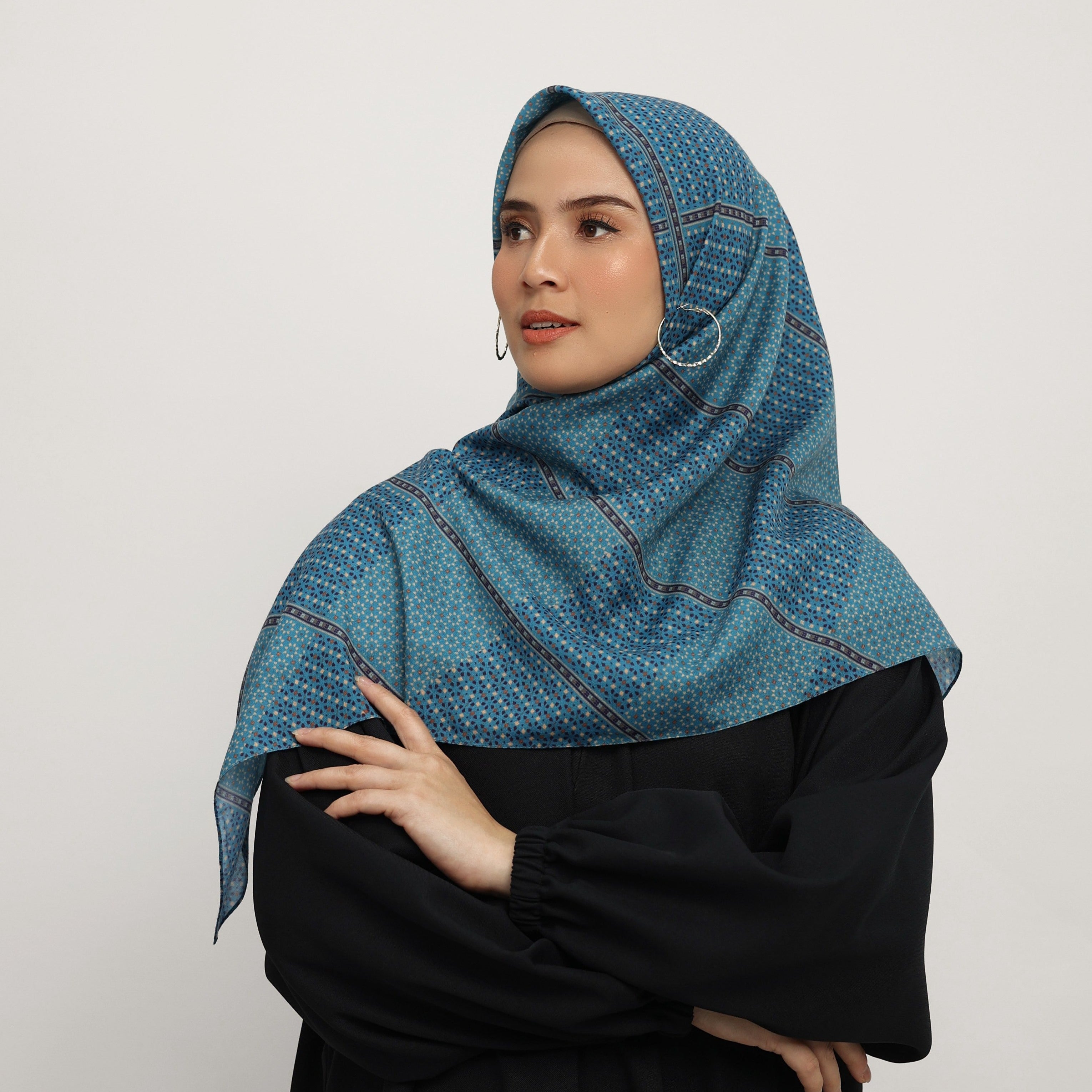 Elzatta Hijab Kaila Diamond Cordoba - Teal Blue