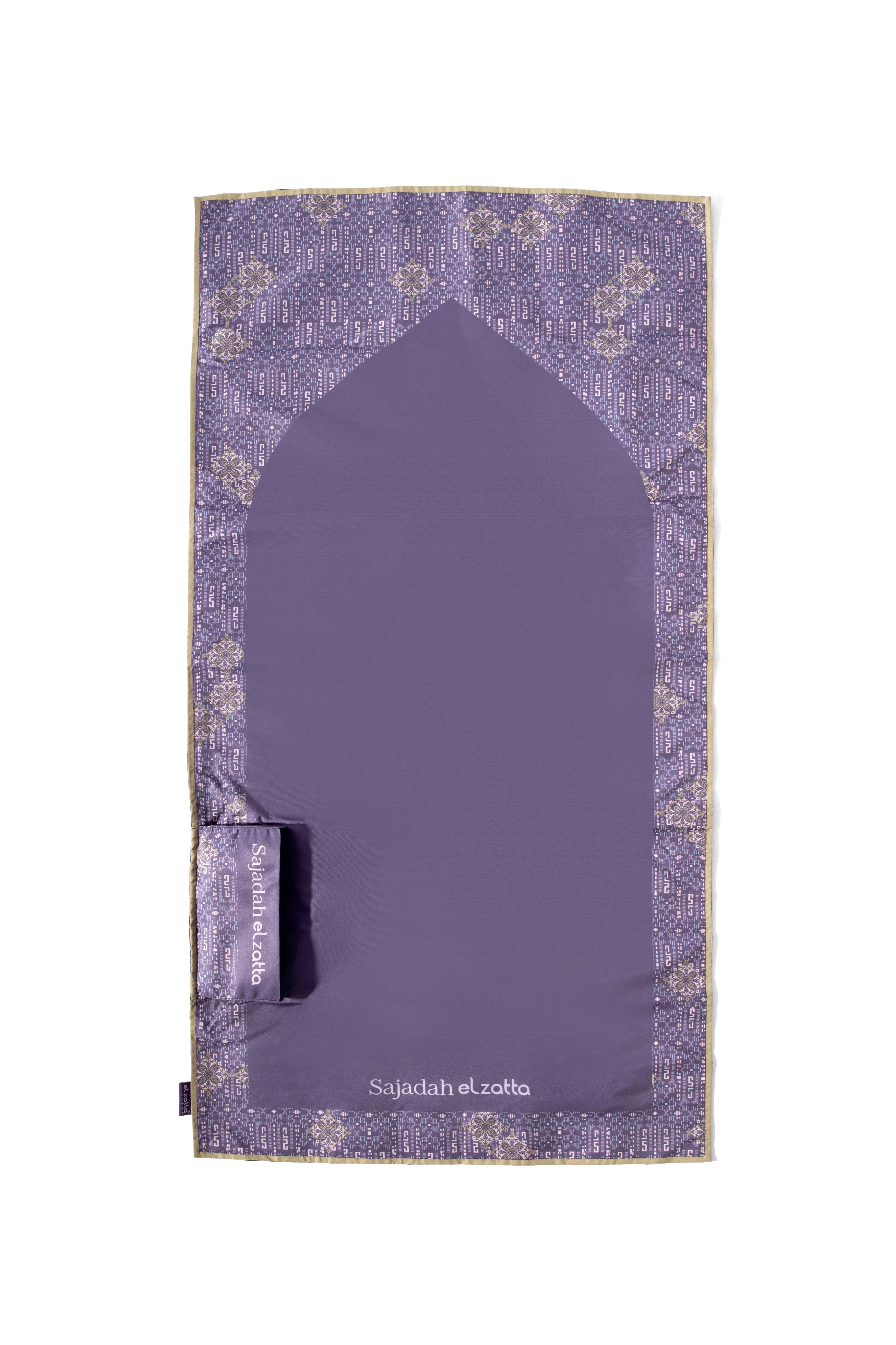 Elzatta Sajadah Alwani Pocket - Dark Purple