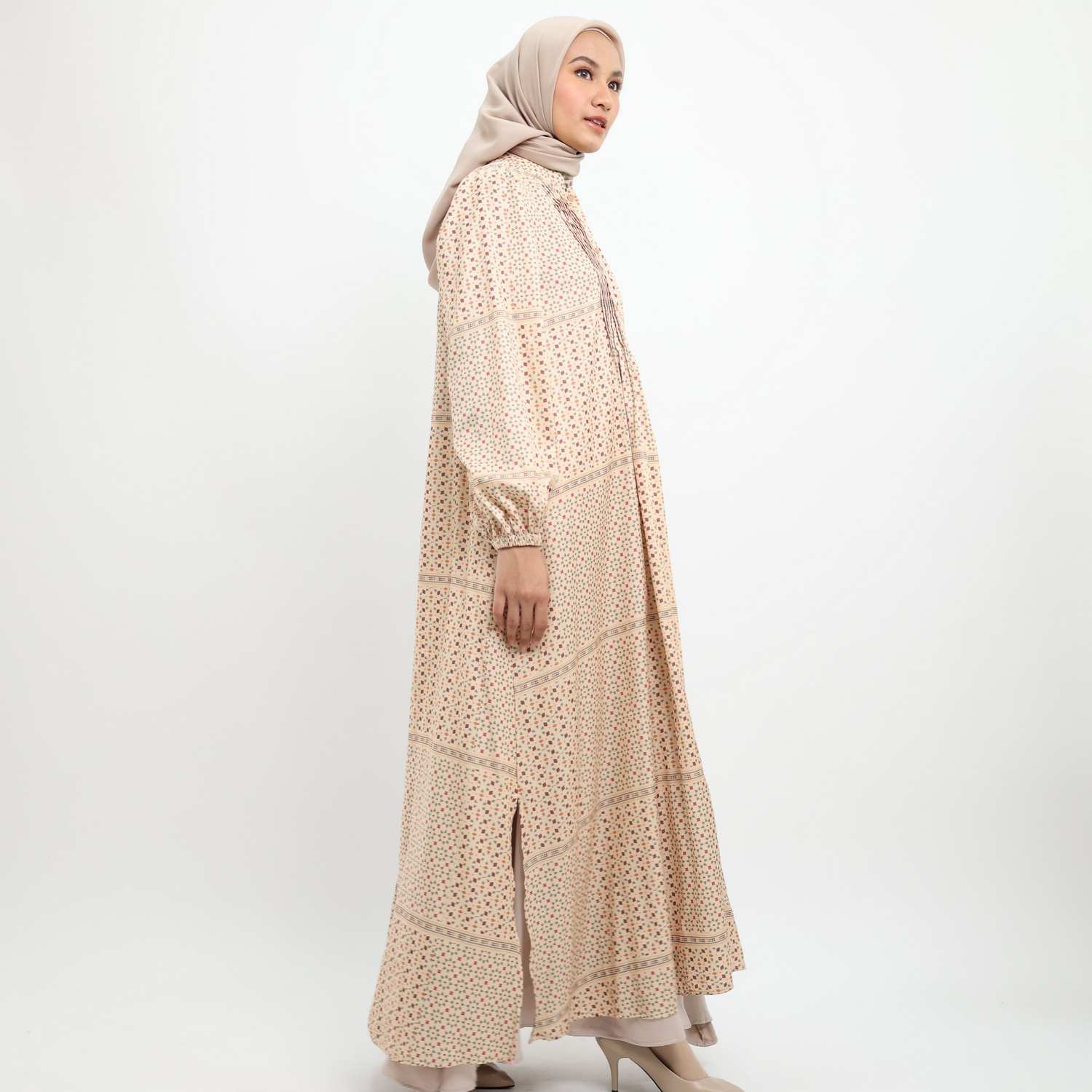 Elzatta Gamis Sarimbit Cordoba - Cream