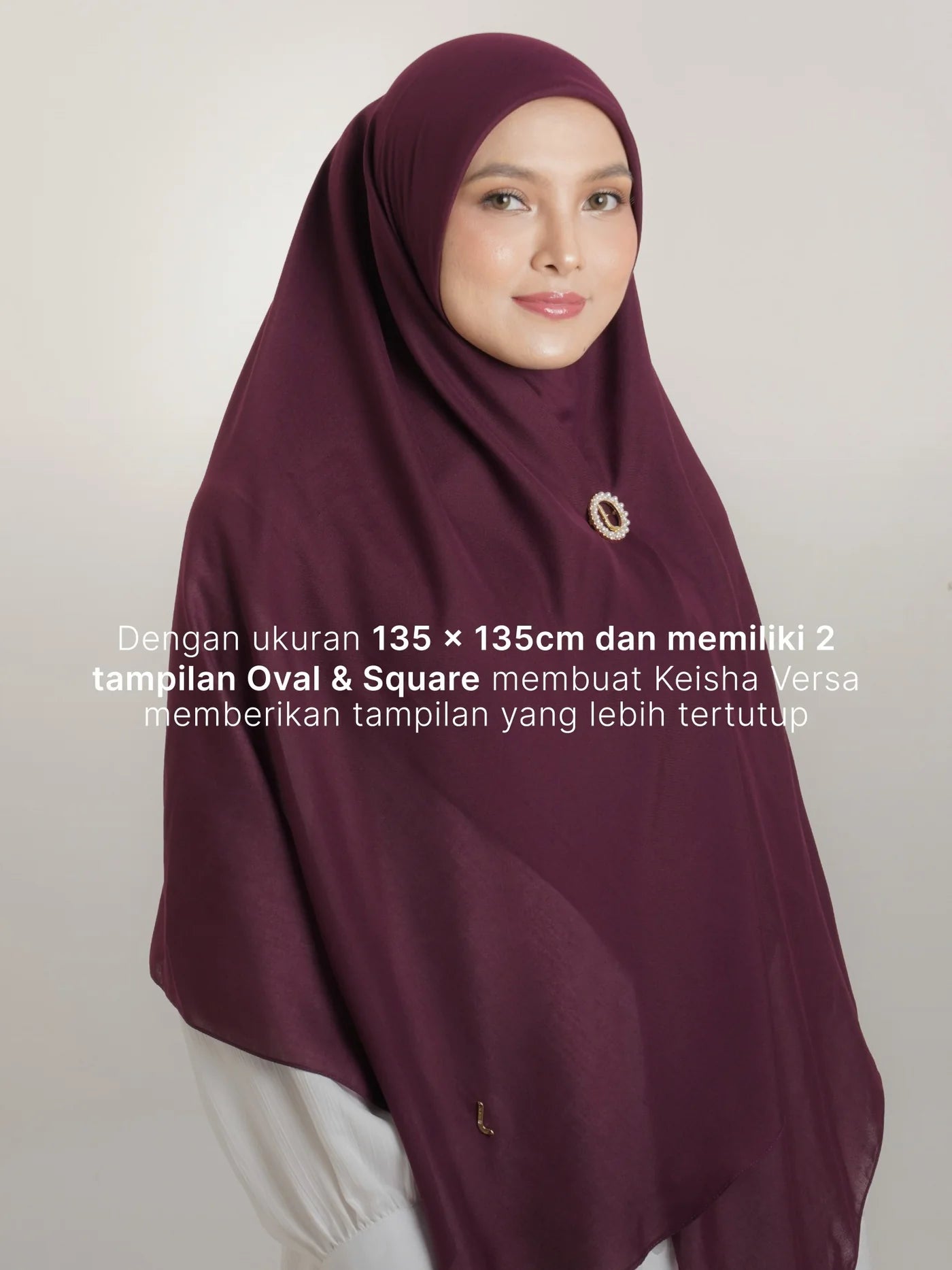 Keisha Versa ukuran 135 x 135 cm